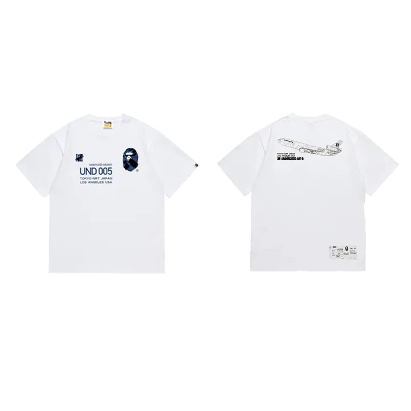 SC1010#p110💰 (top version) BAPE uses 260 grams of high-quality high-weave pure cotton fabric, double yarn combed, soft texture and no pilling, imported environmentally friendly printing glue, bright and three-dimensional pattern, quality 💥Same style for men and women, the upper body is fashionable Color: black white Size: S M L XL XXL