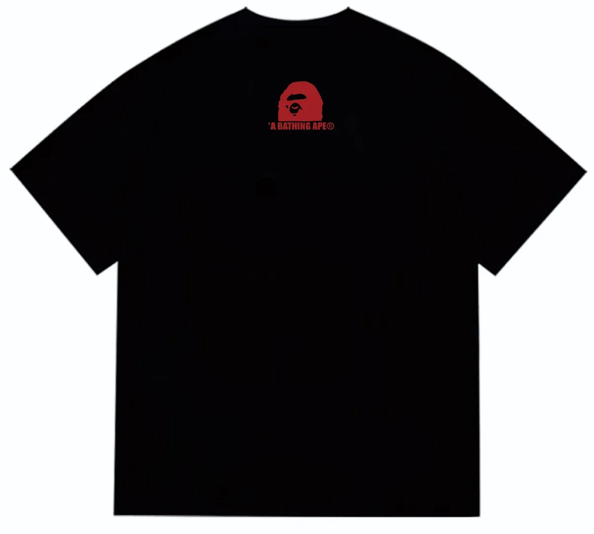 SC247#p110💰 (top version) BAPE STA Medallion Plaid Ape Head Print Short Sleeve T-shirt Made of 260 grams of high-quality high-weave pure cotton fabric, double yarn combed, soft texture and no pilling Imported environmentally friendly printing glue, bright and three-dimensional pattern, quality 💥Same style for men and women, the upper body is fashionable Color: Black White Size: S M L XL XXL