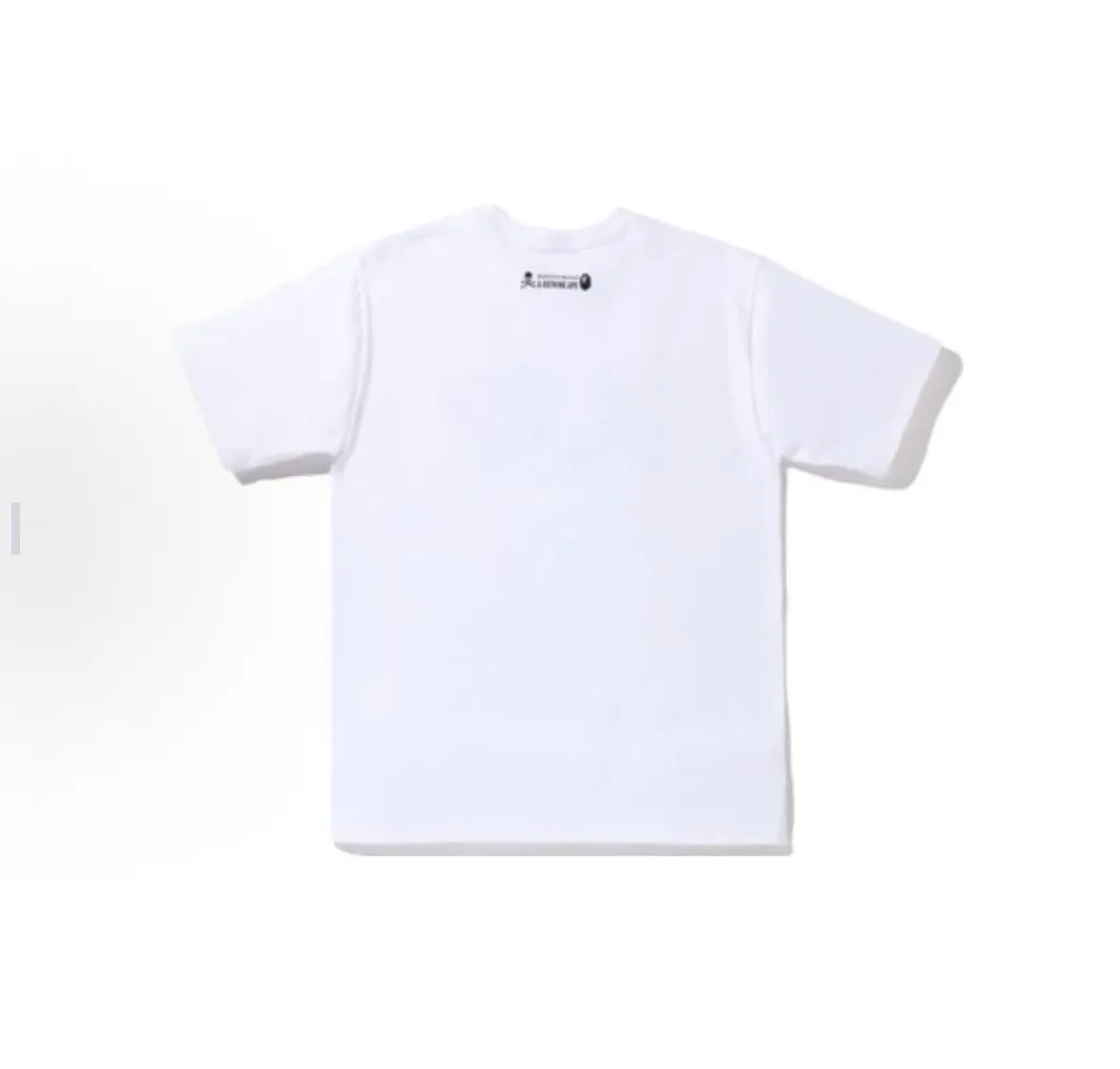 P110 001074 BAPE x mastermind JAPAN joint model skull logo printed round neck cotton short-sleeved T-shirt, same style for men and women, size smlxlxxl, black, white