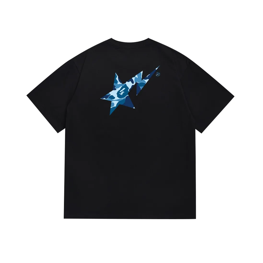 SC116#p110💰 (top version) BAPE camouflage star letter printed short-sleeved T-shirt Made of 260 grams of high-quality high-weave pure cotton fabric, double yarn combed, soft texture and no pilling Imported environmentally friendly printing glue, bright and three-dimensional pattern, quality 💥Same style for men and women, the upper body is fashionable Color: black white Size: S M L XL XXL