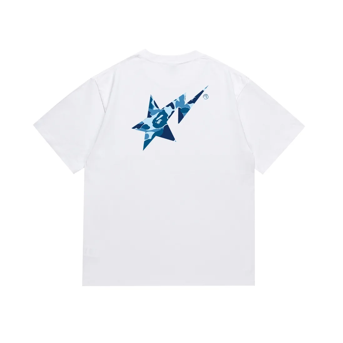 SC116#p110💰 (top version) BAPE camouflage star letter printed short-sleeved T-shirt Made of 260 grams of high-quality high-weave pure cotton fabric, double yarn combed, soft texture and no pilling Imported environmentally friendly printing glue, bright and three-dimensional pattern, quality 💥Same style for men and women, the upper body is fashionable Color: black white Size: S M L XL XXL