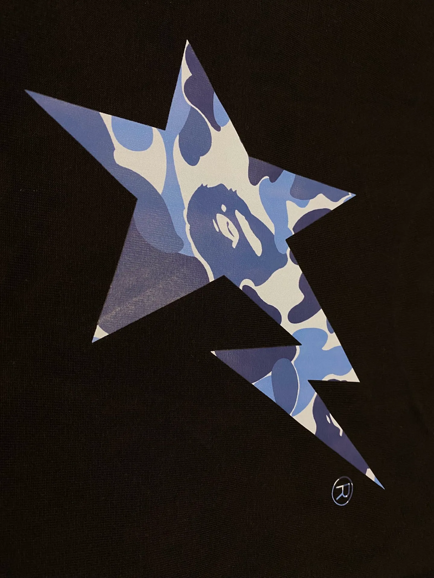 SC116#p110💰 (top version) BAPE camouflage star letter printed short-sleeved T-shirt Made of 260 grams of high-quality high-weave pure cotton fabric, double yarn combed, soft texture and no pilling Imported environmentally friendly printing glue, bright and three-dimensional pattern, quality 💥Same style for men and women, the upper body is fashionable Color: black white Size: S M L XL XXL