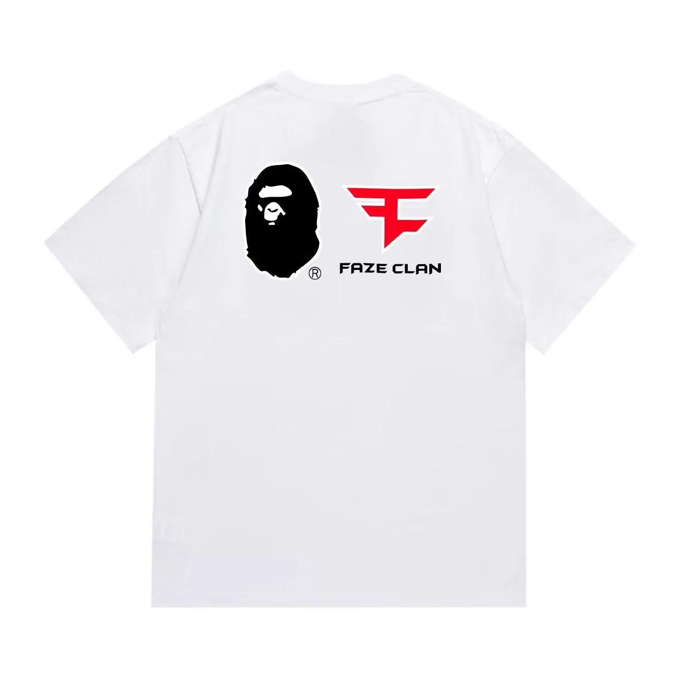 SC275#p110💰 (top version) BAPE uses 260 grams of high-quality high-weave pure cotton fabric, double yarn combed, soft and non-pilling texture, imported environmentally friendly printing glue, bright and three-dimensional pattern, quality 💥Same style for men and women, the upper body is fashionable Color: Black White Size: S M L XL XXL