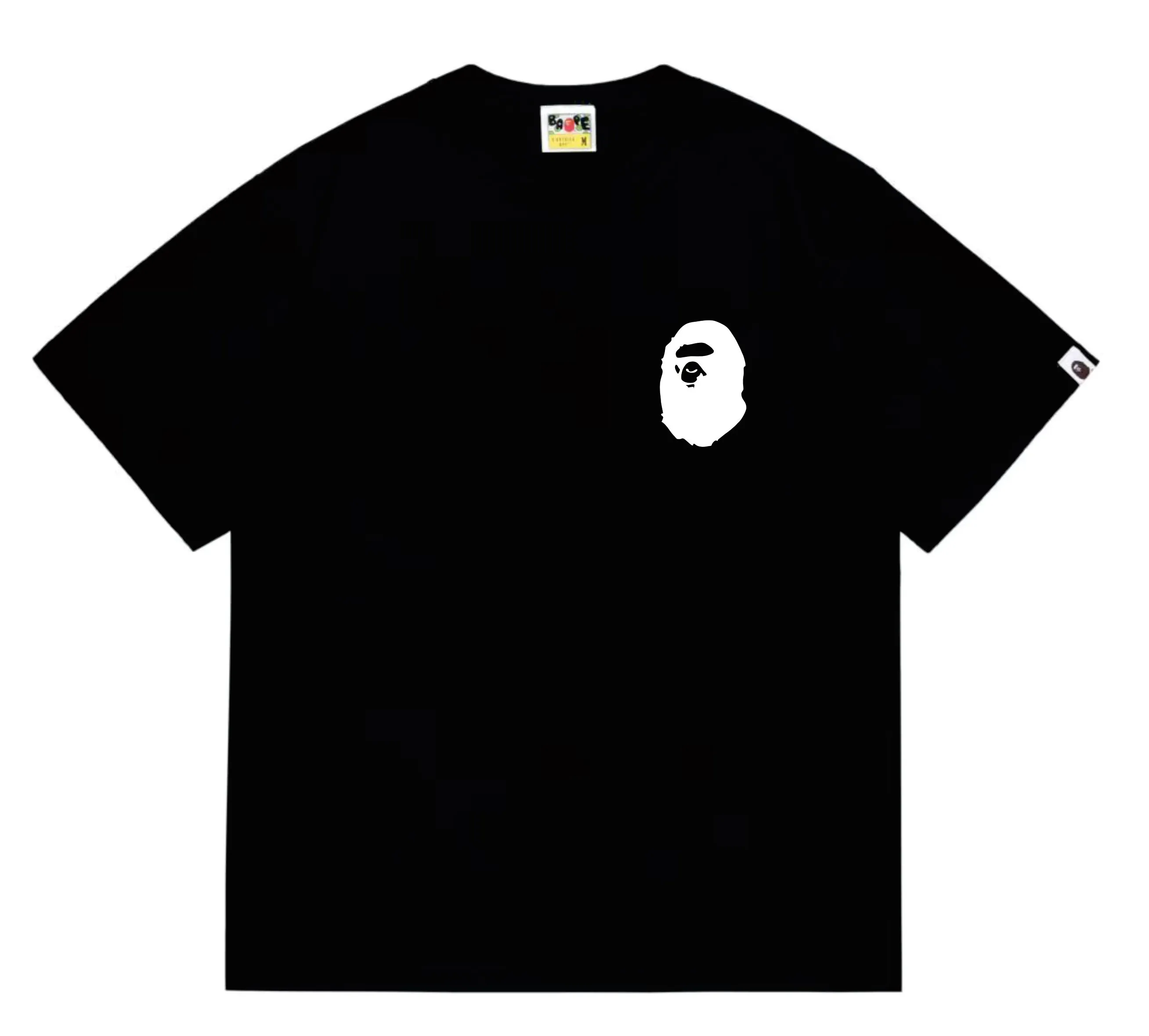 SC215#p110💰 (top version) BAPE×Stussy co-branded Stussy letter ape print T-shirt Made of 260 grams of high-quality high-weave pure cotton fabric, double yarn combed, soft texture without pilling, imported environmentally friendly printing glue, bright and three-dimensional pattern, quality 💥Same style for men and women, the upper body is fashionable Color: black and red print, white and red print, gray and red print, pink print, black and white print, gray and white print, pink and white print Red and white printing White and black printing Gray and black printing Red and black printing Pink and black printing Size: S M L XL XXL