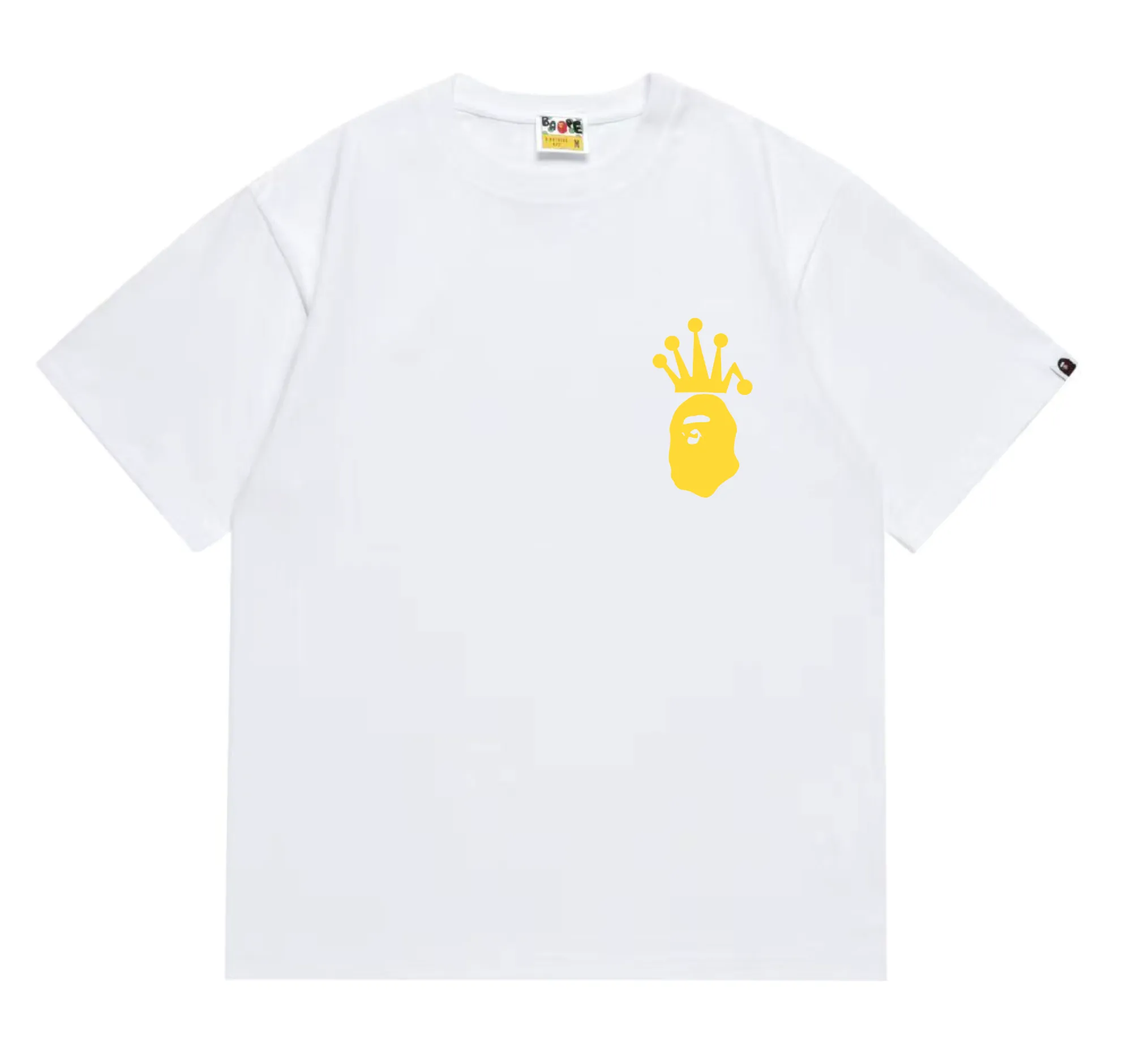 SC208#p110💰 (top version) BAPE×Stussy co-branded Stussy letter ape print T-shirt Made of 260 grams of high-quality high-weave pure cotton fabric, double yarn combed, soft texture and no pilling Imported environmentally friendly printing glue, bright and three-dimensional pattern, quality 💥Same style for men and women, the upper body is fashionable Color: black and yellow, gray and yellow, pink and yellow, red and yellow, white and yellow, black pink, gray powder, pink, red pink, white powder Black and white Gray and white Pink and white Red and white White and black Gray and black Pink and black Red and black Size: S M L XL XXL