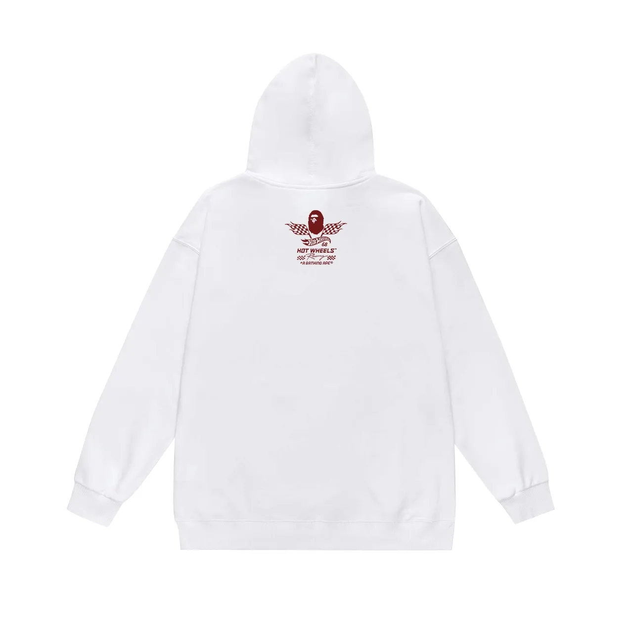 Model No. SC623#terry p160 plus velvet p180💰(top version) BAPE✖️WHEELS co-branded ape head print hooded sweatshirt Made of 380g large terry 430g silver fox velvet (off-shoulder large version) fabric, soft and non-pilling, imported environmentally friendly printing glue, bright and three-dimensional pattern, quality💥same style for men and women, the upper body is trendy Color: black white gray Size: S M L XL XXL