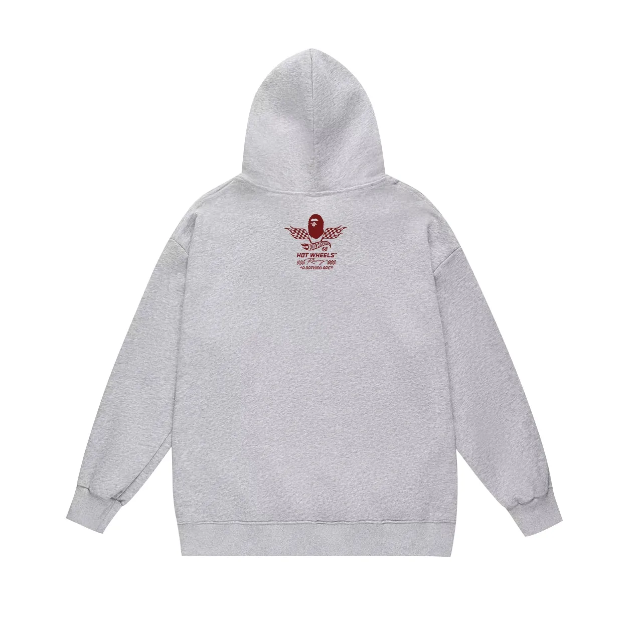 Model No. SC623#terry p160 plus velvet p180💰(top version) BAPE✖️WHEELS co-branded ape head print hooded sweatshirt Made of 380g large terry 430g silver fox velvet (off-shoulder large version) fabric, soft and non-pilling, imported environmentally friendly printing glue, bright and three-dimensional pattern, quality💥same style for men and women, the upper body is trendy Color: black white gray Size: S M L XL XXL