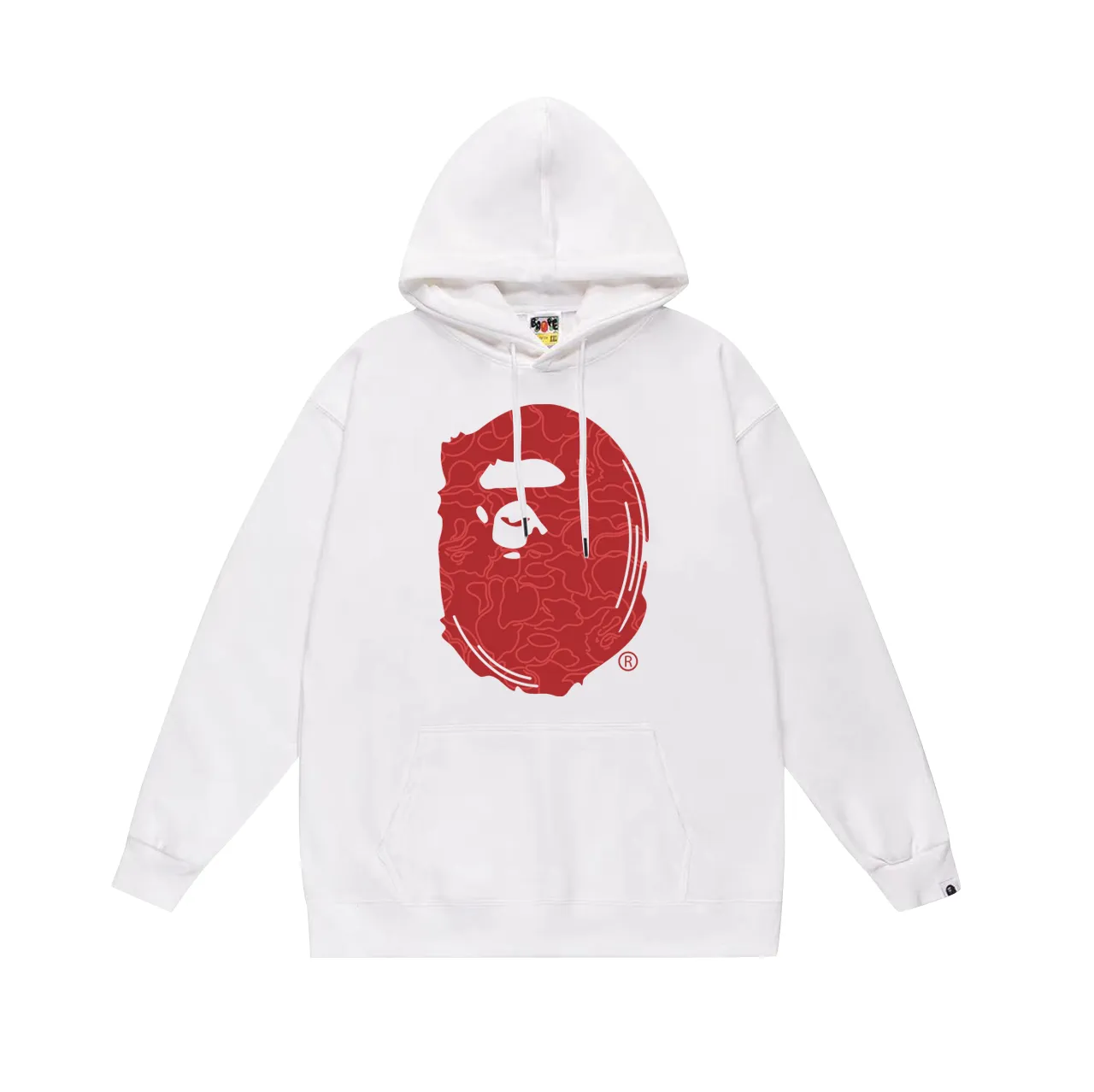 P160 model number SC773# terry 80 plus velvet 90 (top version) BAPE Monkey Head 30th anniversary limited edition camouflage hooded sweatshirt. Made of 380g large terry (drop shoulder large version) fabric. The texture is soft and non-pilling. Imported environmentally friendly printing glue. The pattern is bright and three-dimensional. Quality 💥Same style for men and women. The upper body is trendy. Color: black green white green gray green black red white red gray red black blue white blue Gray blue Size: S M L XL XXL