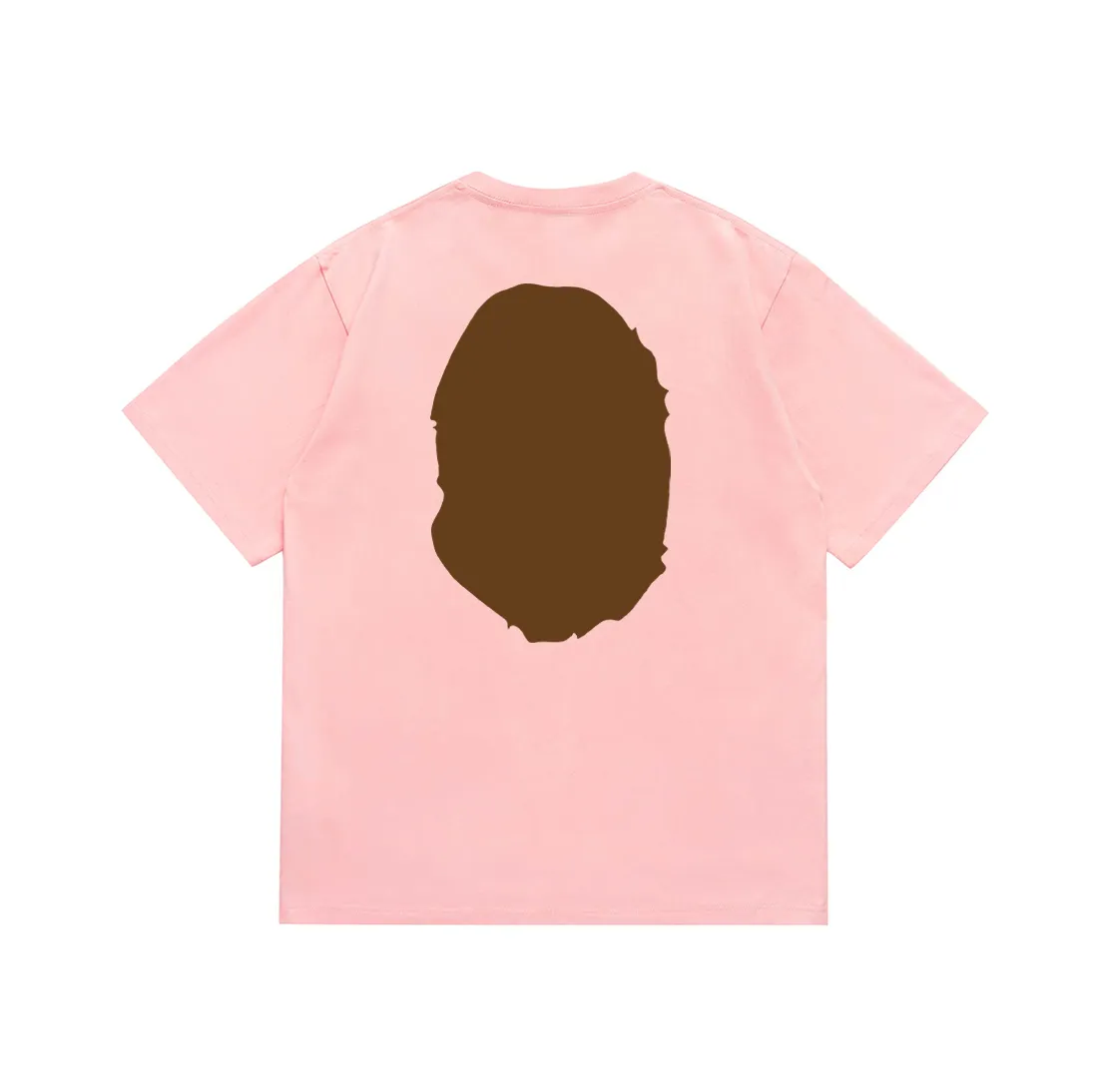 SC175#p110💰 (Top version) BAPE classic front and back great ape head printed short-sleeved T-shirt Made of 260 grams of high-quality high-weave pure cotton fabric, double yarn combed, soft texture without pilling, imported environmentally friendly printing glue, bright and three-dimensional pattern, quality 💥unisex style, the upper body is trendy Color: black, white, apricot, green, red, purple, pink, dark gray, coffee, fluorescent green, floral gray, grass green, raspberry Burgundy Lake Blue Sky Blue Khaki Navy Blue Klein Blue Dragon Fruit Color Size: S M L XL XXL