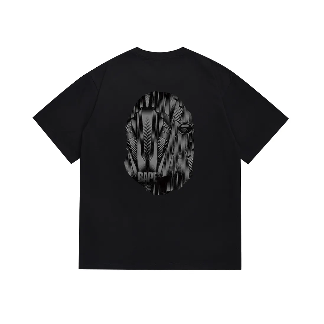 SC104#p110💰 (Top version) BAPE speed racing speed pattern ape head printed short-sleeved T-shirt Made of 260 grams of high-quality high-weave pure cotton fabric, double yarn combed, soft texture without pilling Imported environmentally friendly printing glue, bright and three-dimensional pattern, quality 💥Same style for men and women, the upper body is fashionable Color: dark brown white brown Size: S M L XL XXL
