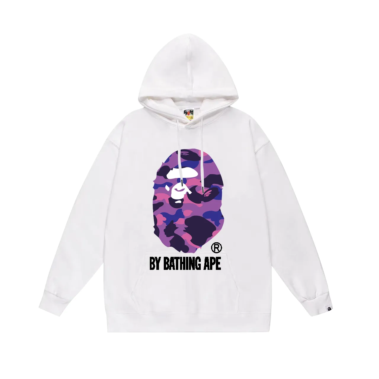Model No. SC755# Terry p160 plus velvet 180💰 (top version) BAPE multi-color ape head pattern printed hooded sweatshirt. Made of 380g large terry (drop shoulder large version) fabric, soft texture and no pilling. Imported environmentally friendly printing glue. Bright and three-dimensional pattern. Quality💥Same style for men and women. The upper body is trendy. Colors: black and purple, white and purple, gray and purple, black and red, white and red, gray and red, black and white pink. Gray pink Black green White green Gray green Black blue White blue Gray blue Size: S M L XL XXL