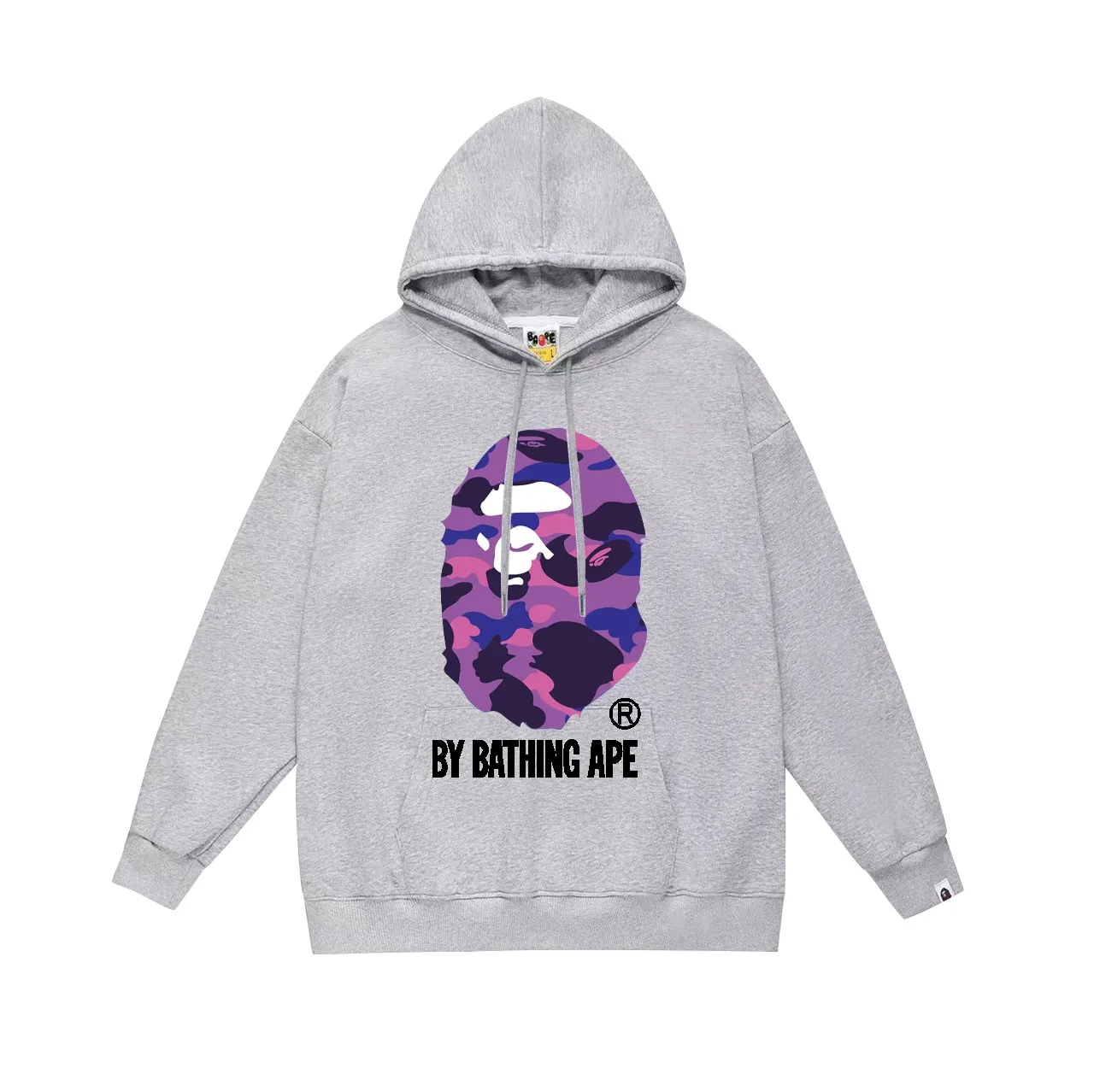 Model No. SC755# Terry p160 plus velvet 180💰 (top version) BAPE multi-color ape head pattern printed hooded sweatshirt. Made of 380g large terry (drop shoulder large version) fabric, soft texture and no pilling. Imported environmentally friendly printing glue. Bright and three-dimensional pattern. Quality💥Same style for men and women. The upper body is trendy. Colors: black and purple, white and purple, gray and purple, black and red, white and red, gray and red, black and white pink. Gray pink Black green White green Gray green Black blue White blue Gray blue Size: S M L XL XXL