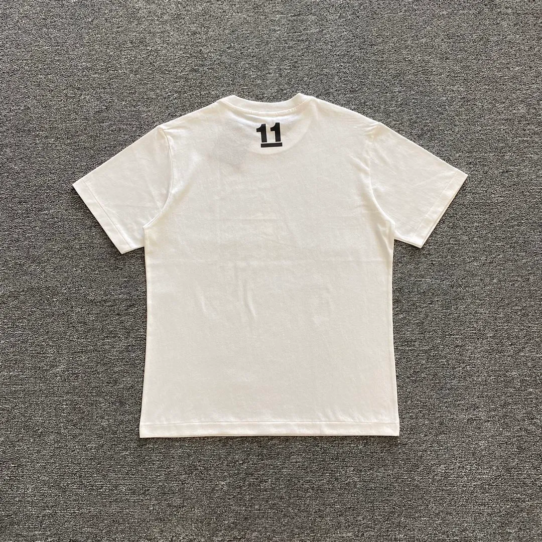 💰140 Bape 10th Anniversary Ink Camouflage Apes Don’t Fight Apes Customized Linen Cotton Fabric 280g Weight Couple Style: S—XXL [Black White]