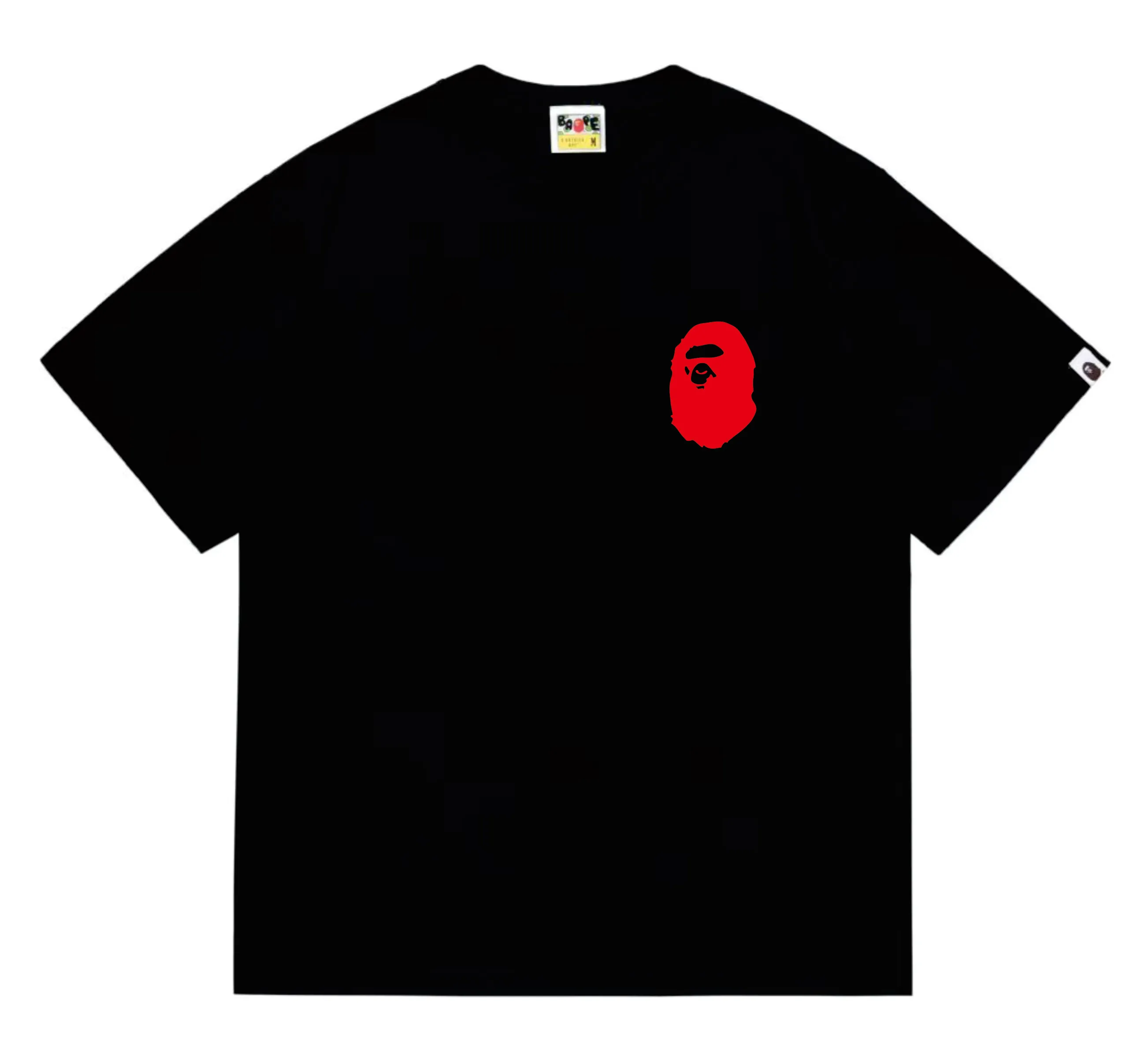 SC215#p110💰 (top version) BAPE×Stussy co-branded Stussy letter ape print T-shirt Made of 260 grams of high-quality high-weave pure cotton fabric, double yarn combed, soft texture without pilling, imported environmentally friendly printing glue, bright and three-dimensional pattern, quality 💥Same style for men and women, the upper body is fashionable Color: black and red print, white and red print, gray and red print, pink print, black and white print, gray and white print, pink and white print Red and white printing White and black printing Gray and black printing Red and black printing Pink and black printing Size: S M L XL XXL