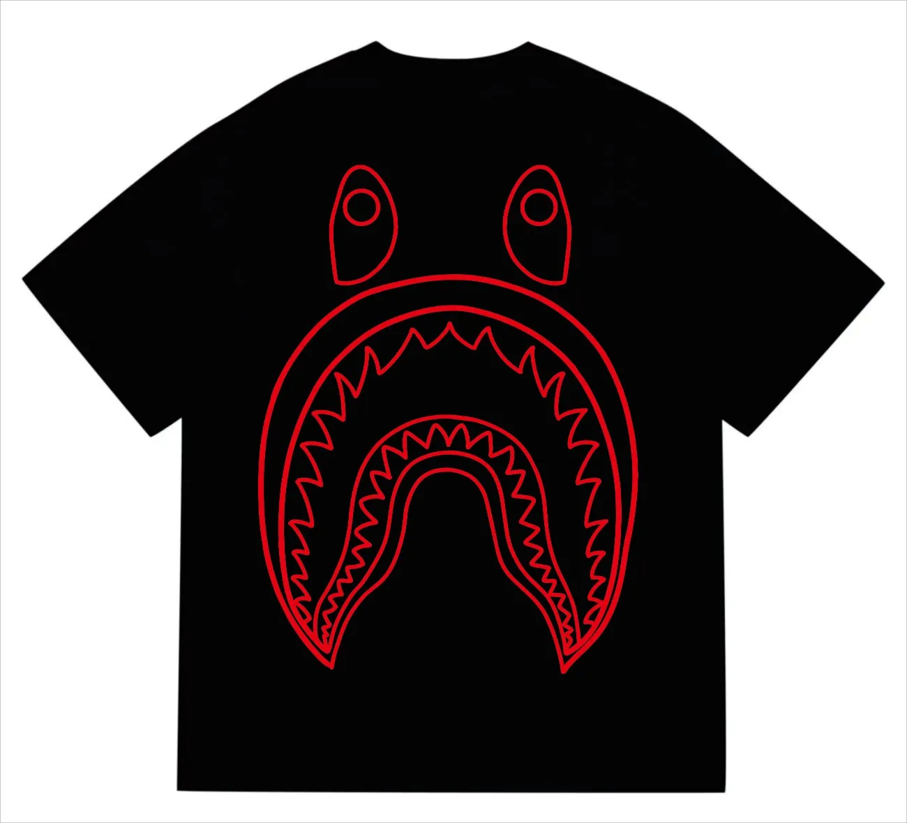 SC215#p110💰 (top version) BAPE×Stussy co-branded Stussy letter ape print T-shirt Made of 260 grams of high-quality high-weave pure cotton fabric, double yarn combed, soft texture without pilling, imported environmentally friendly printing glue, bright and three-dimensional pattern, quality 💥Same style for men and women, the upper body is fashionable Color: black and red print, white and red print, gray and red print, pink print, black and white print, gray and white print, pink and white print Red and white printing White and black printing Gray and black printing Red and black printing Pink and black printing Size: S M L XL XXL