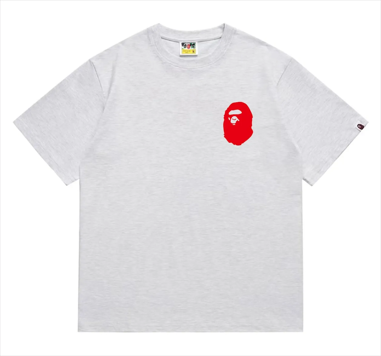SC215#p110💰 (top version) BAPE×Stussy co-branded Stussy letter ape print T-shirt Made of 260 grams of high-quality high-weave pure cotton fabric, double yarn combed, soft texture without pilling, imported environmentally friendly printing glue, bright and three-dimensional pattern, quality 💥Same style for men and women, the upper body is fashionable Color: black and red print, white and red print, gray and red print, pink print, black and white print, gray and white print, pink and white print Red and white printing White and black printing Gray and black printing Red and black printing Pink and black printing Size: S M L XL XXL
