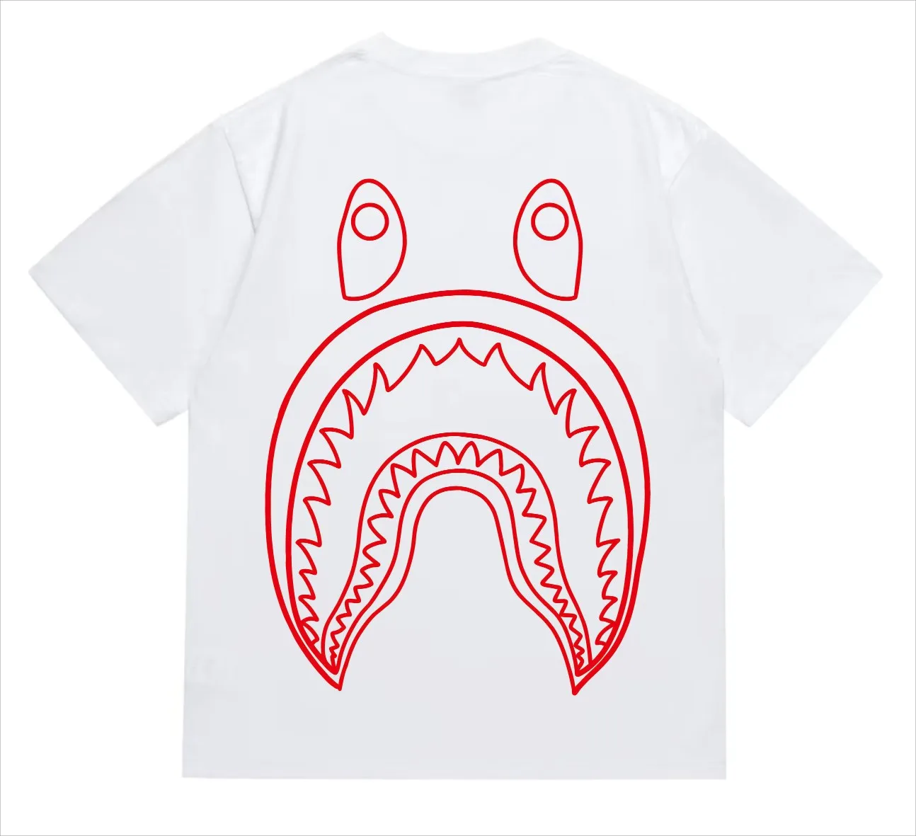 SC215#p110💰 (top version) BAPE×Stussy co-branded Stussy letter ape print T-shirt Made of 260 grams of high-quality high-weave pure cotton fabric, double yarn combed, soft texture without pilling, imported environmentally friendly printing glue, bright and three-dimensional pattern, quality 💥Same style for men and women, the upper body is fashionable Color: black and red print, white and red print, gray and red print, pink print, black and white print, gray and white print, pink and white print Red and white printing White and black printing Gray and black printing Red and black printing Pink and black printing Size: S M L XL XXL