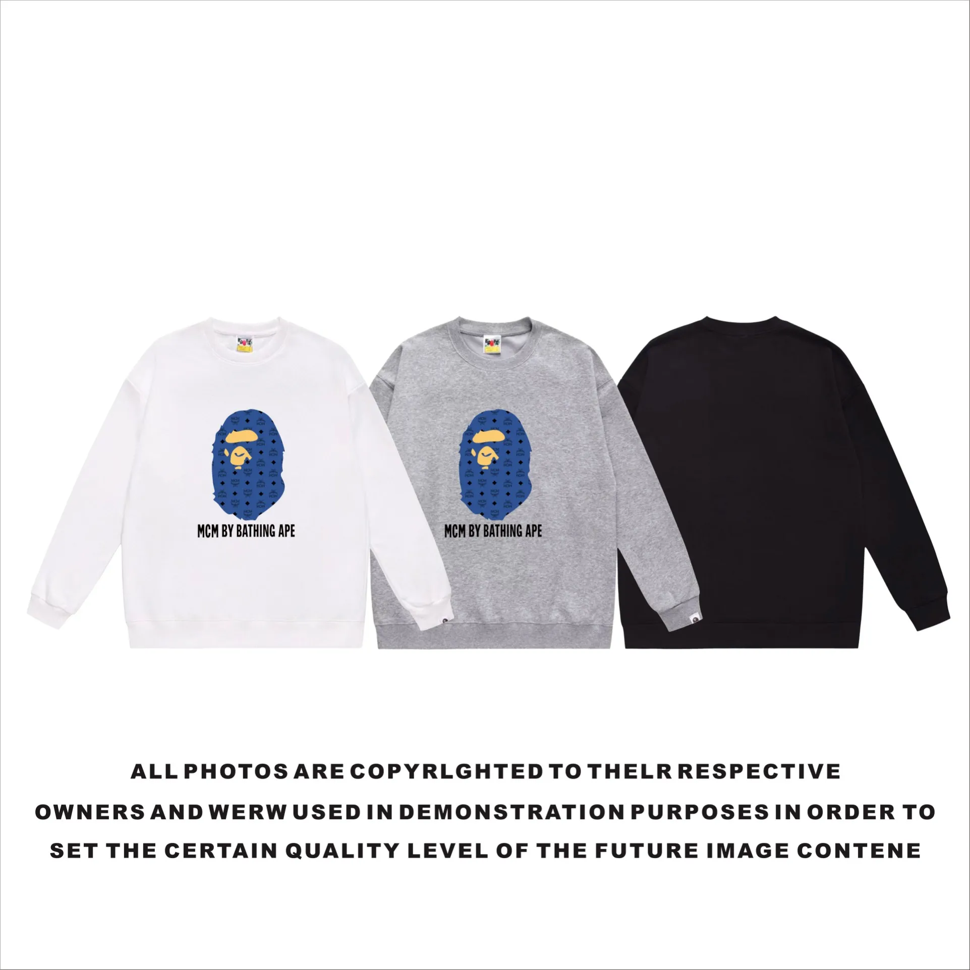 P150 model number SC533# terry 75 plus velvet 80 (top version) BAPE Size: S M L XL XXL