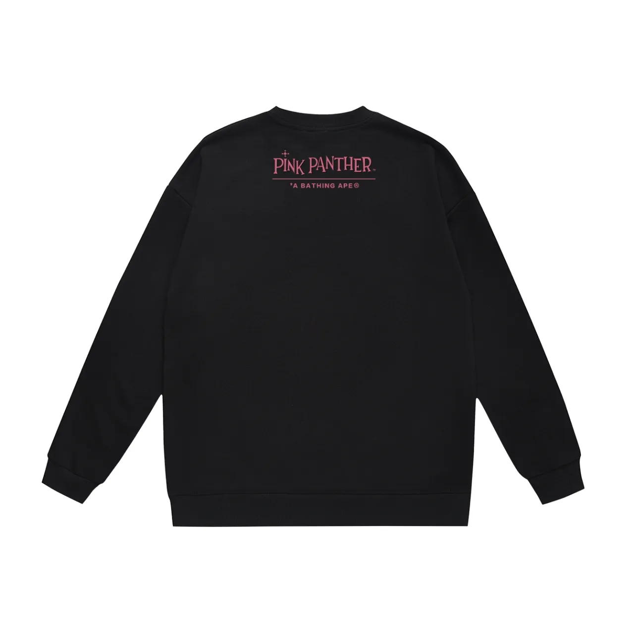 P150 model number SC481# terry 75 plus velvet 80 (top version) BAPE KIDS co-branded pink panther ape head print round neck sweatshirt. Made of 350g large terry (drop shoulder large version) fabric, soft texture and no pilling. Imported environmentally friendly printing glue. Bright and three-dimensional pattern. Quality 💥Same style for men and women. The upper body is trendy. Color: black white gray Size: S M L XL XXL