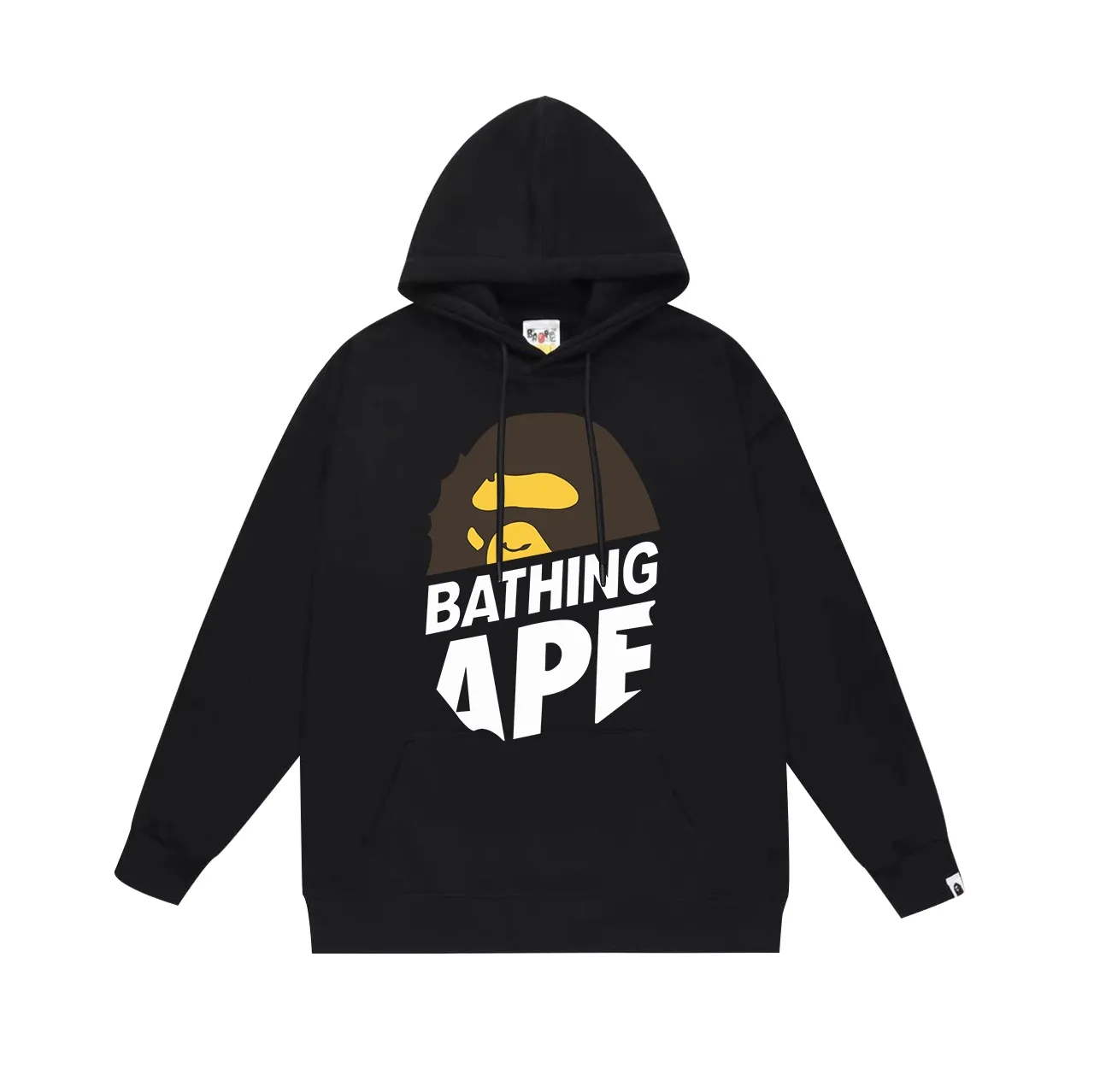 Model No. SC654#terry p160 plus velvet p180💰 (top version) BAPE ape head letter printed hooded sweatshirt. Made of 380g large terry 430g silver fox velvet (drop shoulder large version) fabric. The texture is soft and non-pilling. Imported environmentally friendly printing glue. The pattern is bright and three-dimensional. Quality💥Same style for men and women. The upper body is trendy. Color: black white gray Size: S M L XL XXL