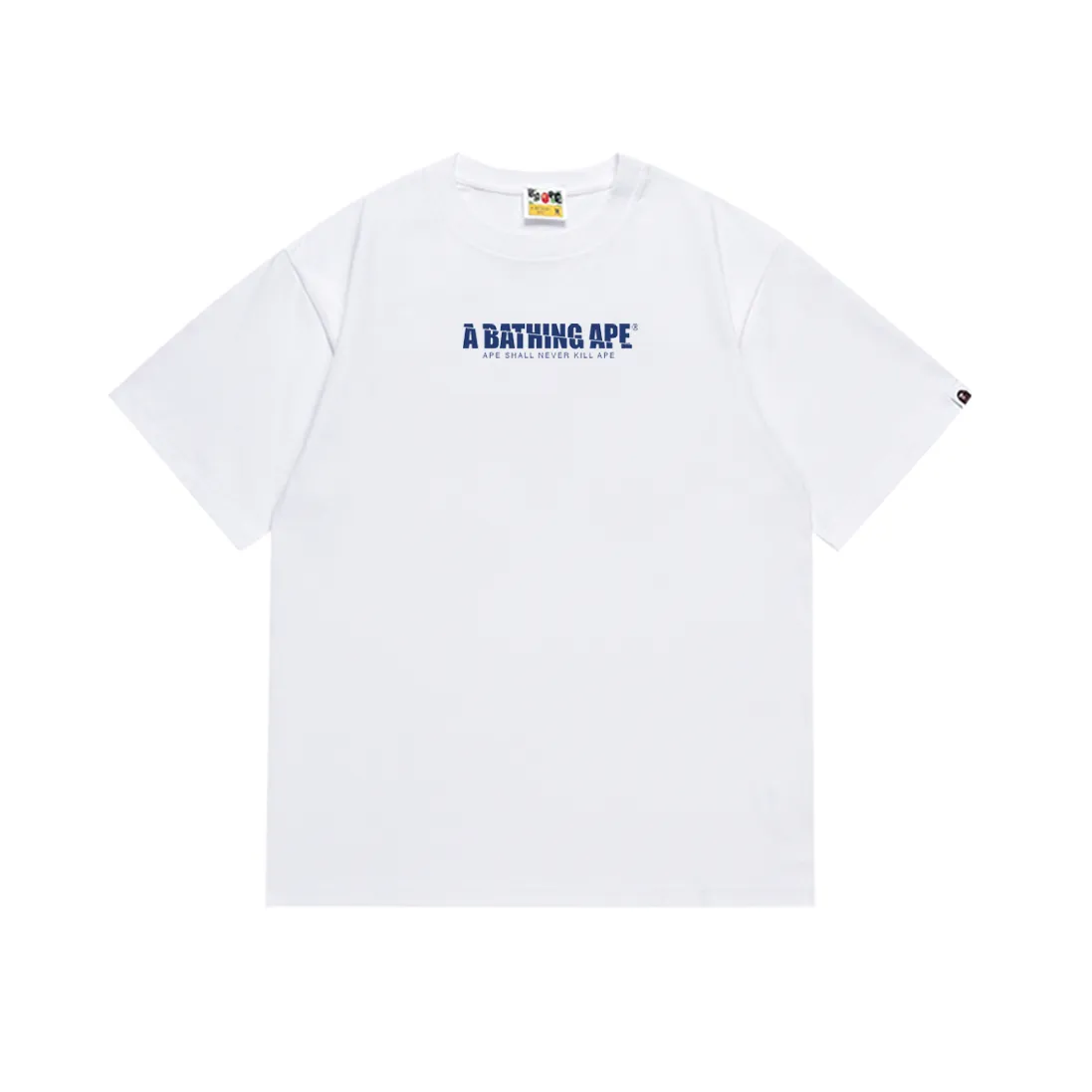 P110 SC034# (top version) BAPE Mount Fuji Monkey Man costume women's double-sided printed short-sleeved T-shirt Made of 260 grams of high-quality high-woven pure cotton fabric, double yarn combed, soft texture and no pilling Imported environmentally friendly printing glue The pattern is bright and three-dimensional Quality 💥 Same style for men and women The upper body is trendy Color: Black White Size: S M L XL XXL