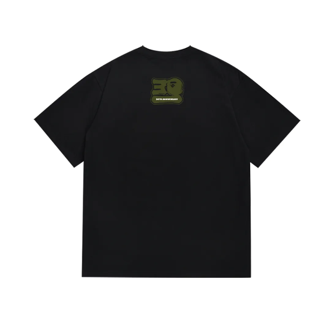 SC173#p110💰 (Top version) BAPE 30th anniversary limited camouflage short-sleeved T-shirt made of 260 grams of high-quality high-weave pure cotton fabric, double yarn combed, soft texture and no pilling Imported environmentally friendly printing glue, bright and three-dimensional pattern, quality 💥Same style for men and women, the upper body is fashionable Color: black white Size: S M L XL XXL