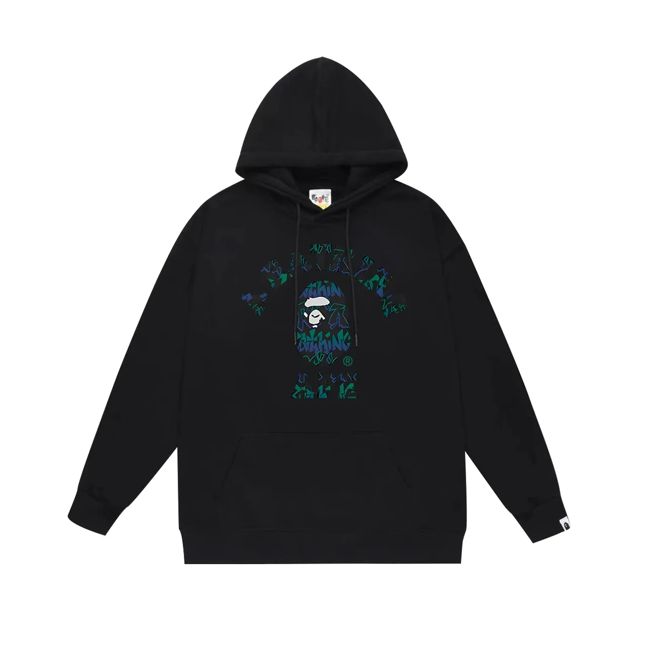 Model No. SC724# Terry p160 plus velvet 180💰 (top version) BAPE ape head letter printed hooded sweatshirt Made of 380g large terry (drop shoulder large version) fabric, soft and non-pilling, imported environmentally friendly printing glue, bright and three-dimensional pattern, quality 💥Same style for men and women. The upper body is trendy. Color: black white gray Size: S M L XL XXL
