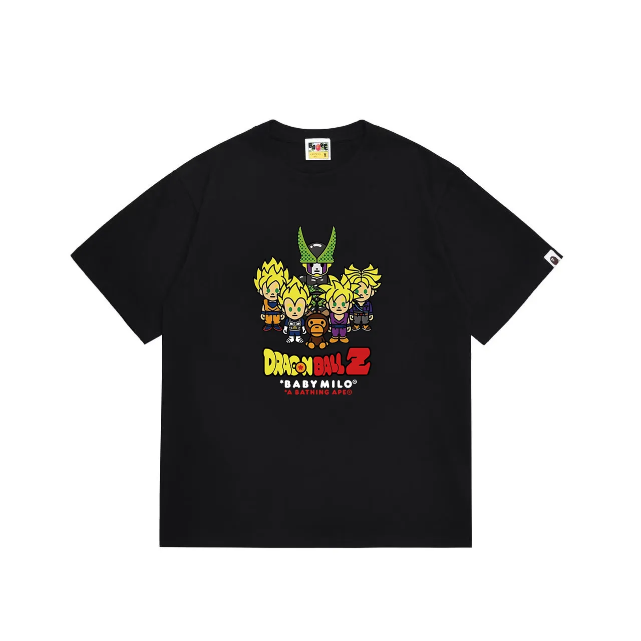 SC1026#p110💰 (top version) BAPE uses 260 grams of high-quality high-weave pure cotton fabric, double yarn combed, soft and non-pilling texture, imported environmentally friendly printing glue, bright and three-dimensional pattern, quality 💥Same style for men and women, the upper body is fashionable Color: black white Size: S M L XL XXL