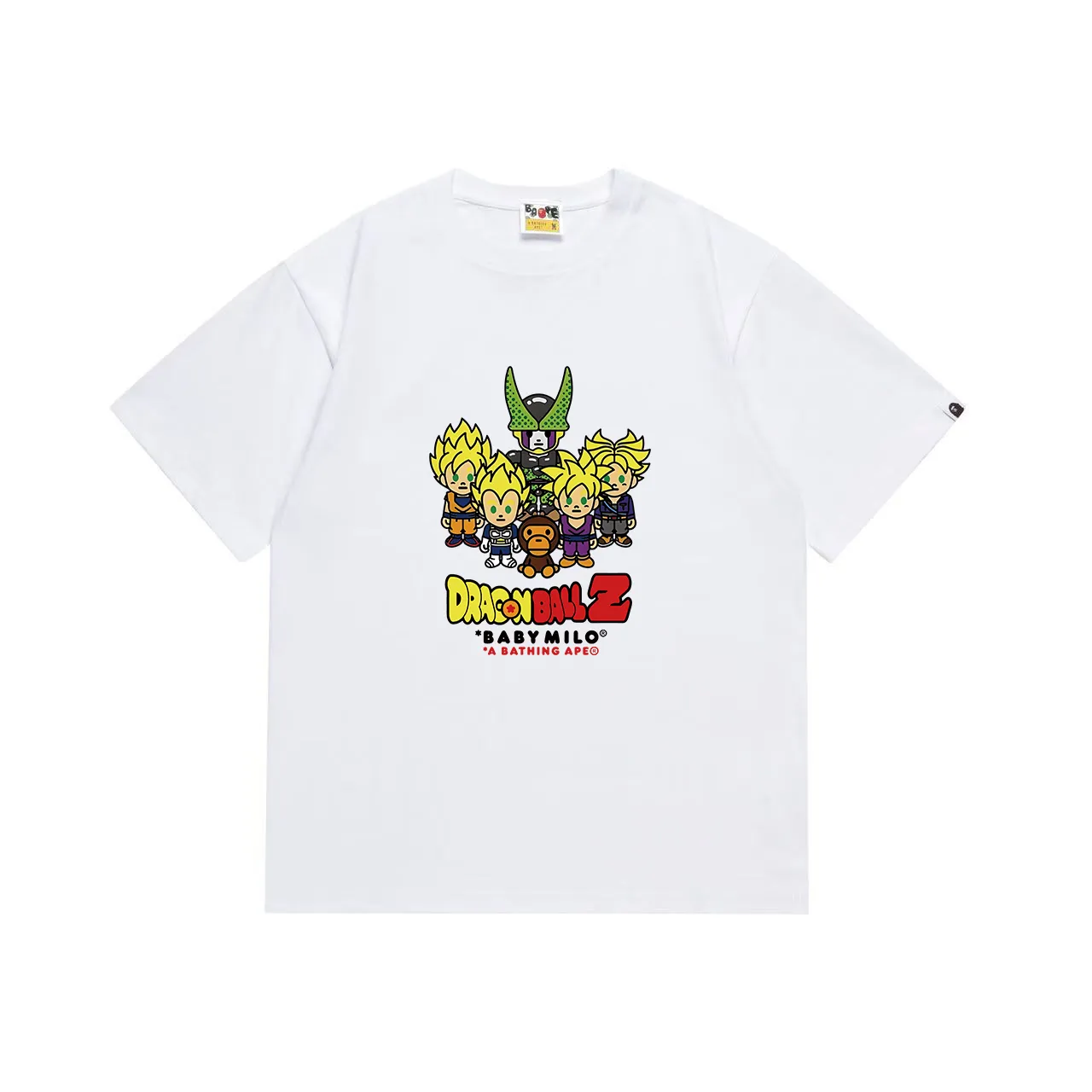 SC1026#p110💰 (top version) BAPE uses 260 grams of high-quality high-weave pure cotton fabric, double yarn combed, soft and non-pilling texture, imported environmentally friendly printing glue, bright and three-dimensional pattern, quality 💥Same style for men and women, the upper body is fashionable Color: black white Size: S M L XL XXL