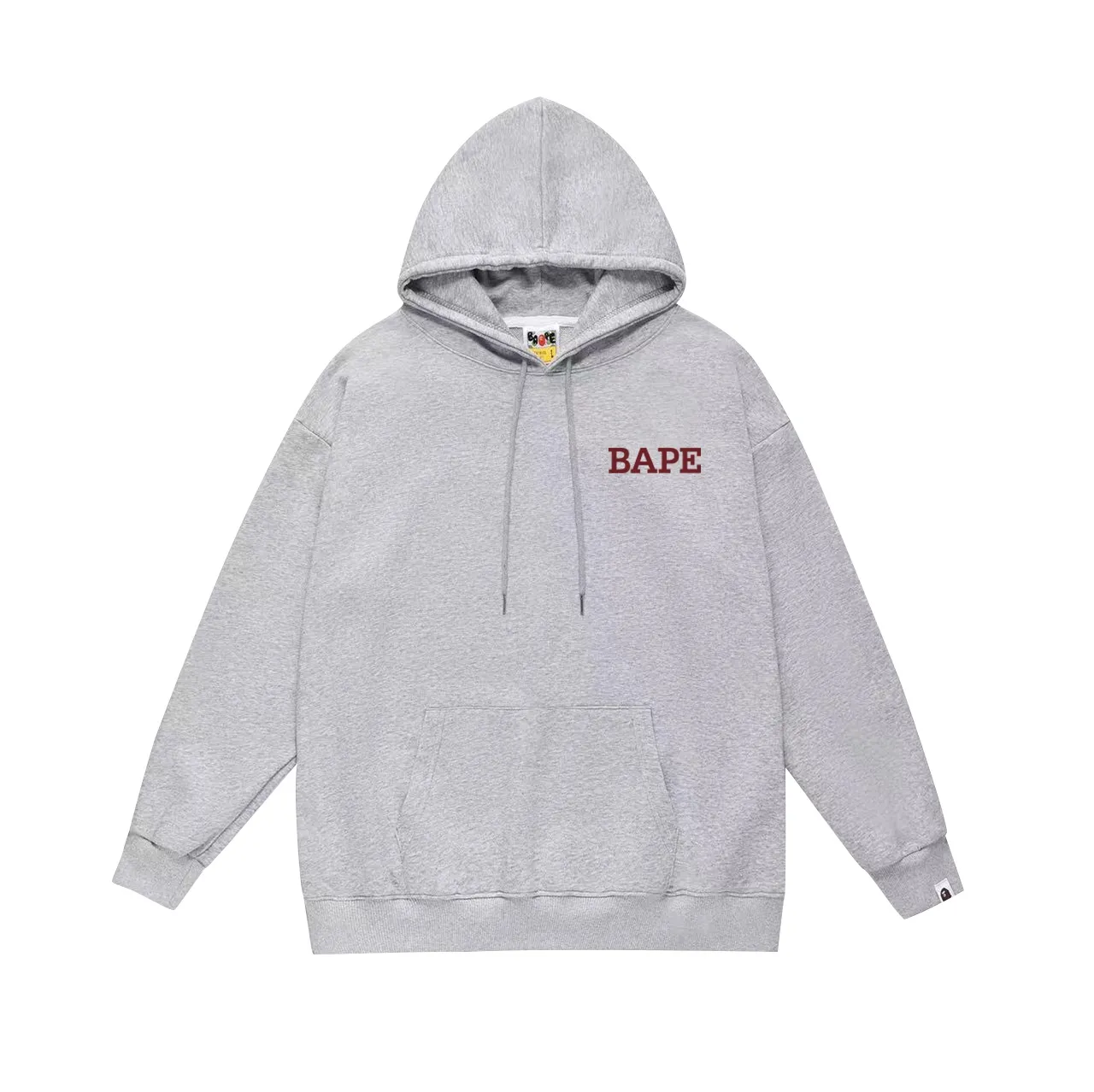Model No. SC676# terry p160 plus velvet p180💰 (top version) BAPE ape head contrast letter printed round neck sweatshirt. Made of 380g large terry 430g silver fox velvet (drop shoulder large version) fabric. The texture is soft and non-pilling. Imported environmentally friendly printing glue. The pattern is bright and three-dimensional. Quality💥Same style for men and women. The upper body is trendy. Color: black white gray Size: S M L XL XXL