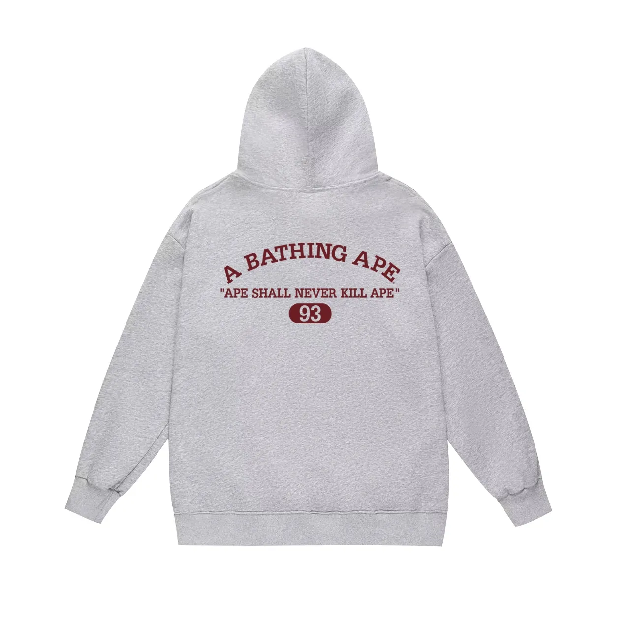 Model No. SC676# terry p160 plus velvet p180💰 (top version) BAPE ape head contrast letter printed round neck sweatshirt. Made of 380g large terry 430g silver fox velvet (drop shoulder large version) fabric. The texture is soft and non-pilling. Imported environmentally friendly printing glue. The pattern is bright and three-dimensional. Quality💥Same style for men and women. The upper body is trendy. Color: black white gray Size: S M L XL XXL