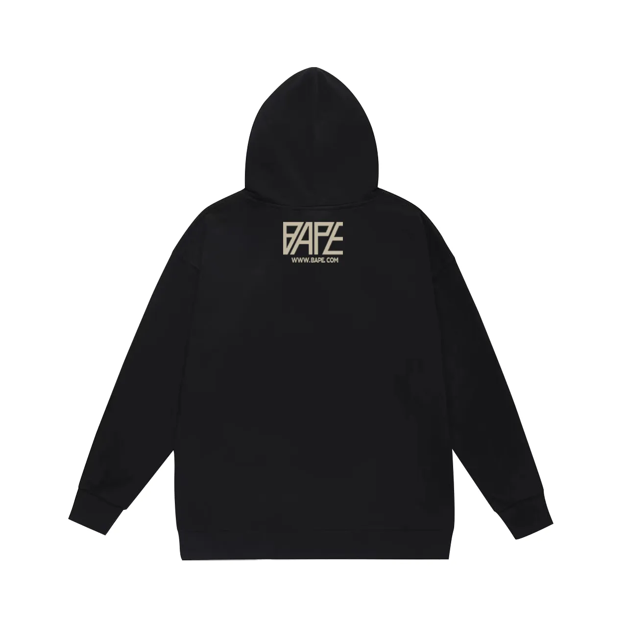 P160 model number SC780# terry 80 plus velvet 90 (top version) BAPE ape head monogram printed hooded sweatshirt. Made of 380g large terry (drop shoulder large version) fabric. The texture is soft and non-pilling. Imported environmentally friendly printing glue. The pattern is bright and three-dimensional. Quality 💥Same style for men and women. The upper body is trendy. Color: black white gray Size: S M L XL XXL