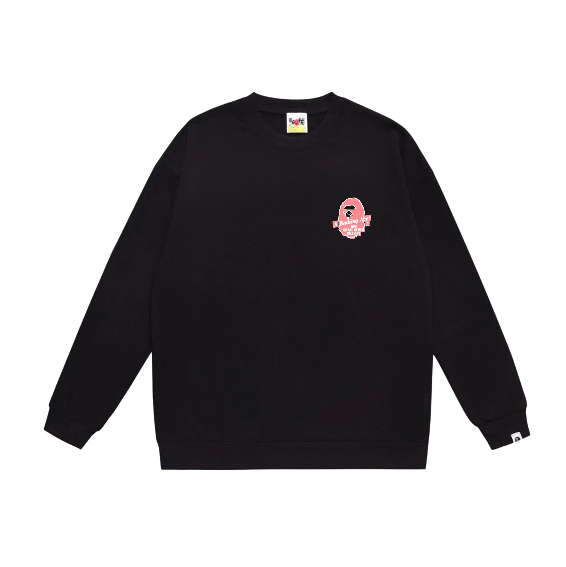 P150 model number SC505# terry 75 plus velvet 80 (top version) BAPE×STUSSY co-branded Stussy letter round neck sweatshirt Made of 350g large terry (drop shoulder large version) fabric, soft and non-pilling, imported environmentally friendly printing glue, bright and three-dimensional pattern, quality 💥Same style for men and women, the upper body is fashionable Color: black and blue, white and blue, gray and blue, black and red, white and red, gray and red Size: S M L XL XXL