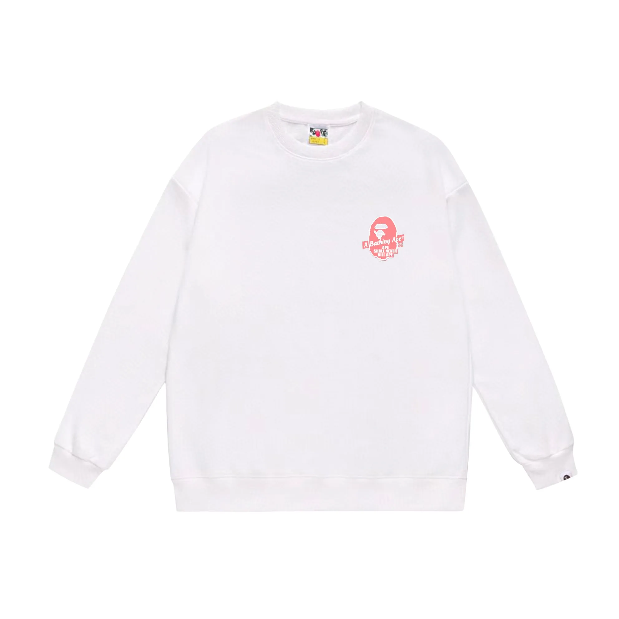 P150 model number SC505# terry 75 plus velvet 80 (top version) BAPE×STUSSY co-branded Stussy letter round neck sweatshirt Made of 350g large terry (drop shoulder large version) fabric, soft and non-pilling, imported environmentally friendly printing glue, bright and three-dimensional pattern, quality 💥Same style for men and women, the upper body is fashionable Color: black and blue, white and blue, gray and blue, black and red, white and red, gray and red Size: S M L XL XXL