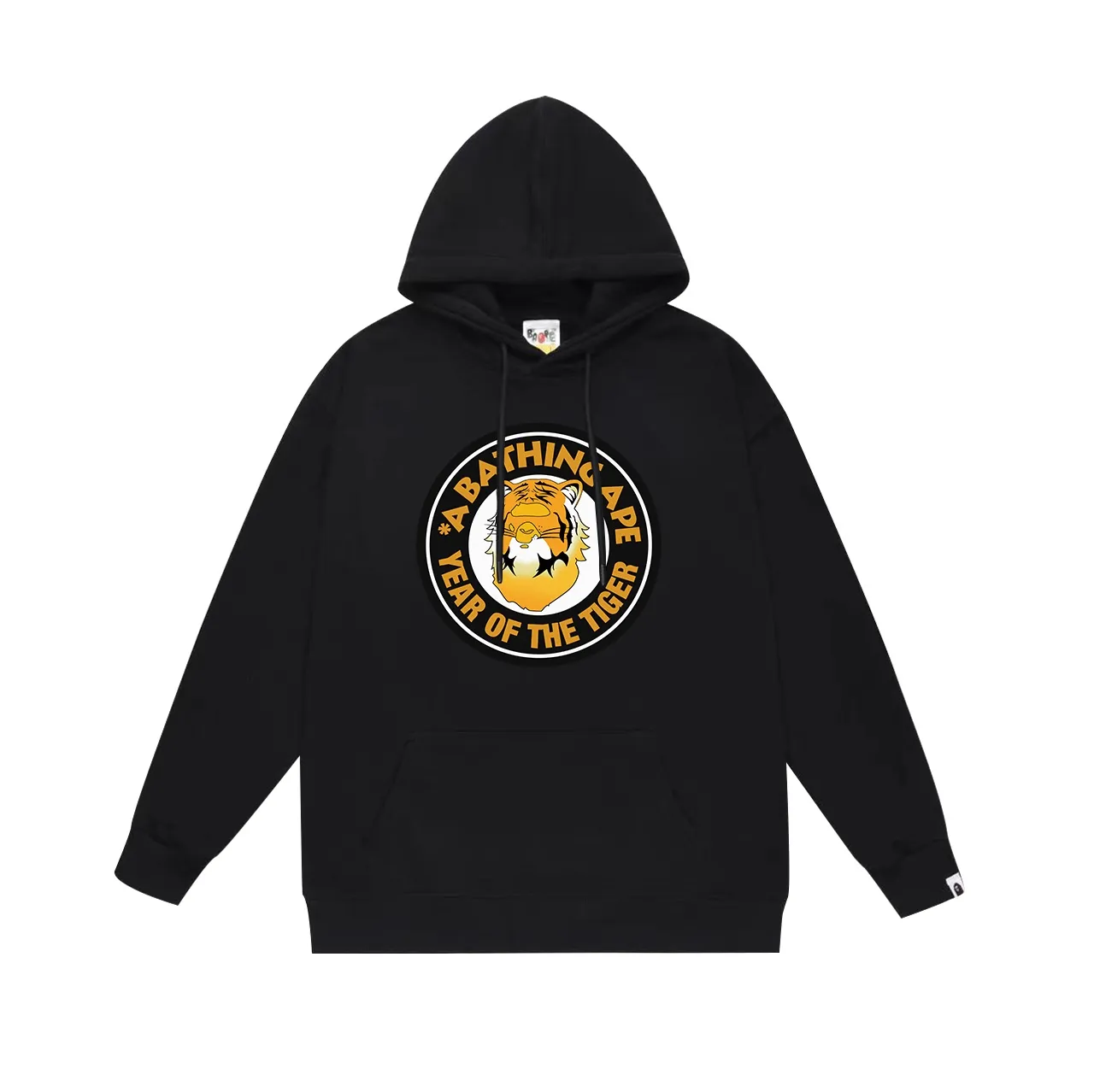 Model No. SC637#terry p160 plus velvet p180💰 (top version) BAPE SS22 Year of the Tiger limited medal print hooded sweatshirt Made of 380g large terry 430g silver fox velvet (drop shoulder large version) fabric, soft and non-pilling, imported environmentally friendly printing glue, bright and three-dimensional pattern, quality 💥Same style for men and women. The upper body is trendy. Color: black white gray Size: S M L XL XXL