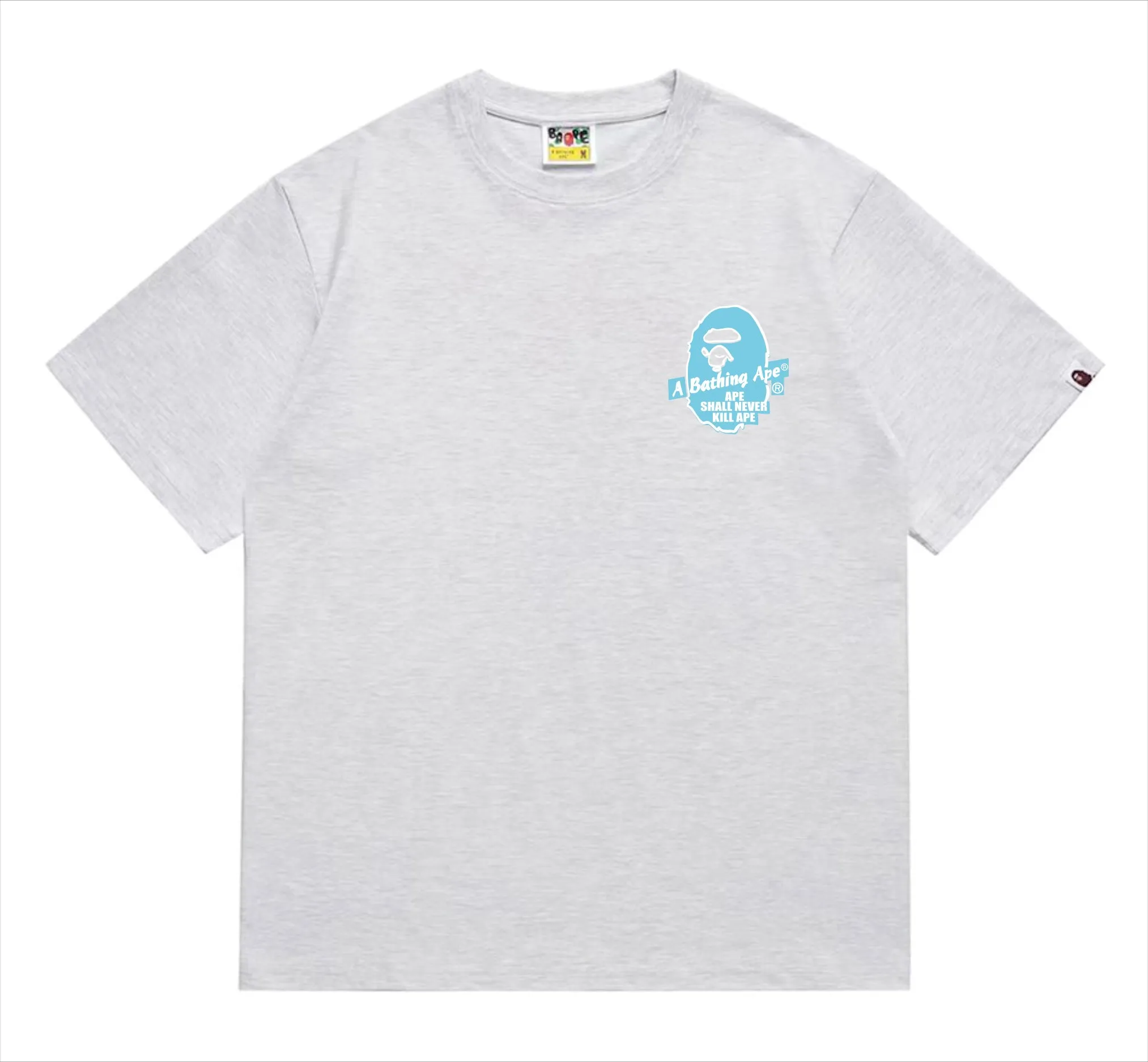 SC205#p110💰 (top version) BAPE×Stussy co-branded Stussy letter ape print T-shirt Made of 260 grams of high-quality high-weave pure cotton fabric, double yarn combed, soft texture without pilling, imported environmentally friendly printing glue, bright and three-dimensional pattern, quality 💥Same style for men and women, the upper body is fashionable Color: black and blue, gray and blue, pink and blue, red and blue, white and blue, white pink, gray pink, pink, red pink, black pink Size: S M L XL XXL