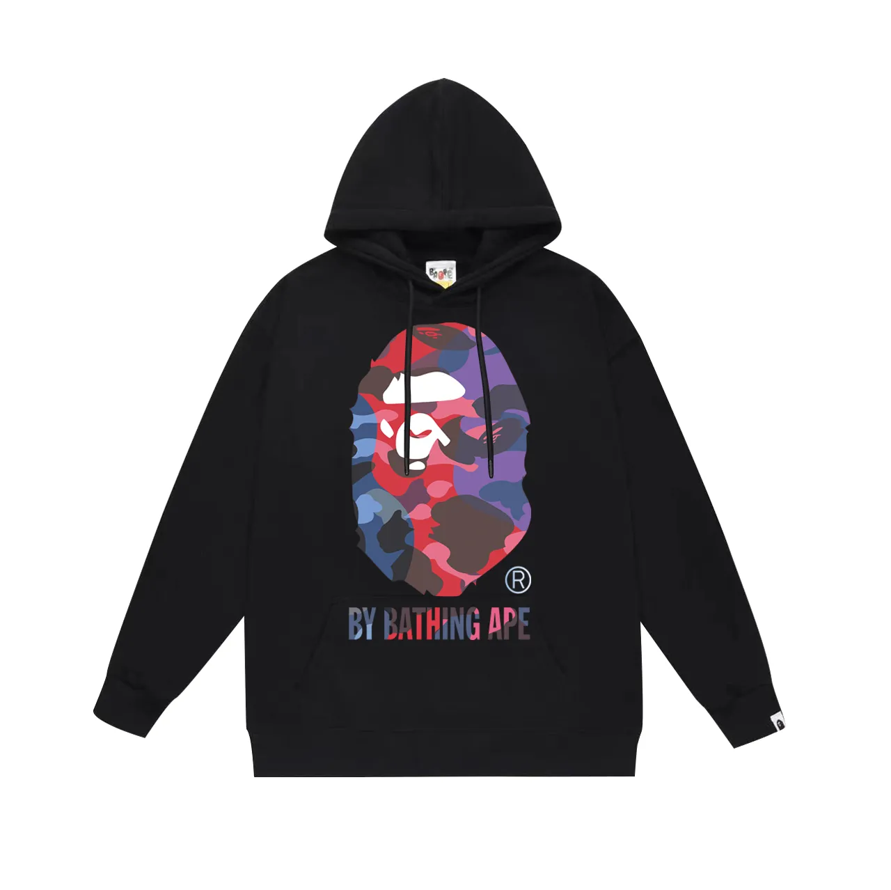 Model No. SC760# Terry p160 plus velvet 180💰 (top version) BAPE classic ape head letter pattern hooded sweatshirt. Made of 380 grams of large terry (drop shoulder large version) fabric. The texture is soft and non-pilling. Imported environmentally friendly printing glue. The pattern is bright and three-dimensional. Quality💥Same style for men and women. The upper body is trendy. Color: black white gray Size: S M L XL XXL