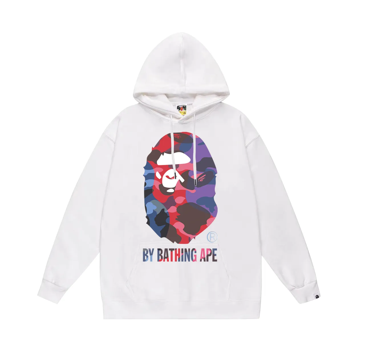 Model No. SC760# Terry p160 plus velvet 180💰 (top version) BAPE classic ape head letter pattern hooded sweatshirt. Made of 380 grams of large terry (drop shoulder large version) fabric. The texture is soft and non-pilling. Imported environmentally friendly printing glue. The pattern is bright and three-dimensional. Quality💥Same style for men and women. The upper body is trendy. Color: black white gray Size: S M L XL XXL