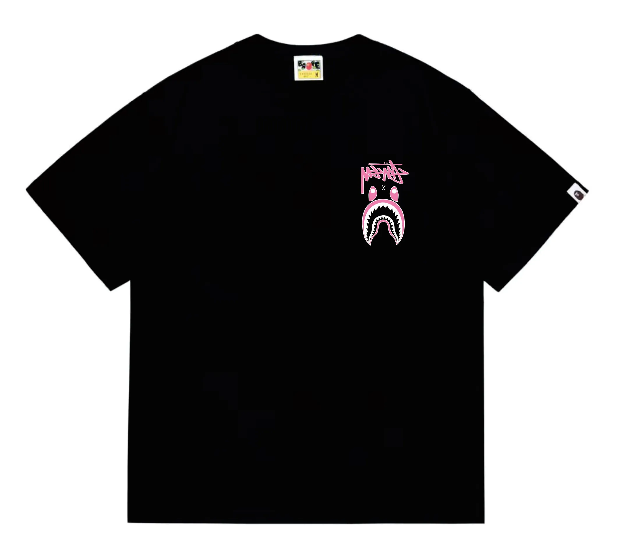 SC204#p110💰 (Top version) BAPE×Stussy co-branded Stussy letter ape print T-shirt Made of 260 grams of high-quality high-weave pure cotton fabric, double yarn combed, soft and non-pilling, imported environmentally friendly printing glue, bright and three-dimensional pattern, quality 💥Same style for men and women, the upper body is fashionable Color: black and white, gray and white, pink and white, red and white, white and black, gray and black, pink and black, red and black Size: S M L XL XXL