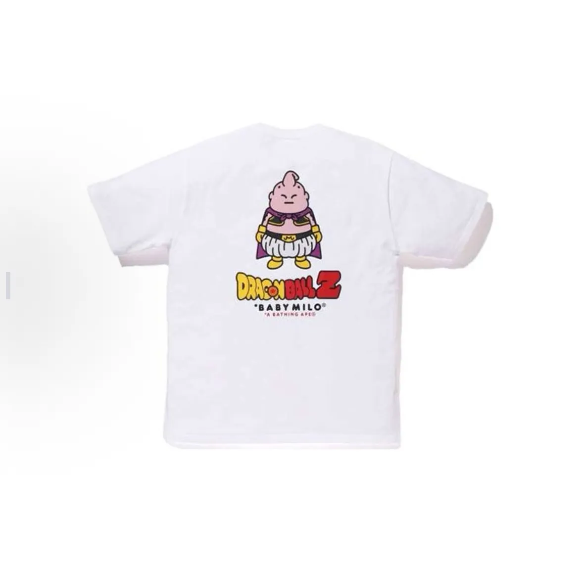 P110 001075 BAPE Ragon Ball cartoon pattern printed short-sleeved T-shirt, same style for men and women, size smlxlxxl, black and white