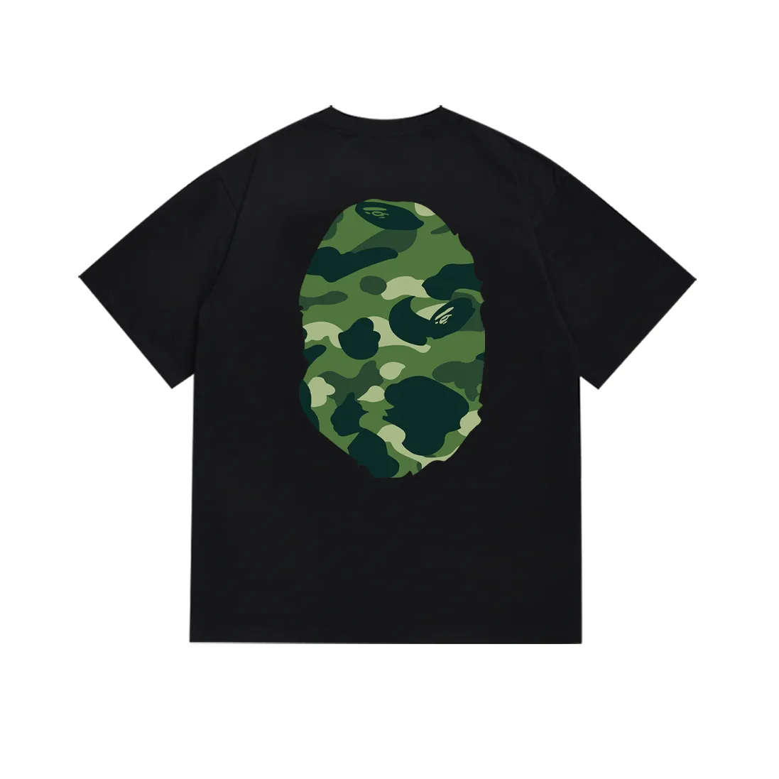 P110 SC060# (top version) BAPE double-sided camouflage ape head printed short-sleeved T-shirt Made of 260 grams of high-quality high-weave pure cotton fabric, double yarn combed, soft texture and no pilling Imported environmentally friendly printing glue, bright and three-dimensional pattern, quality 💥unisex style, the upper body is fashionable Color: white camouflage black camouflage white yellow black yellow white green black green white purple black purple white red black red Size: S M L XL XXL