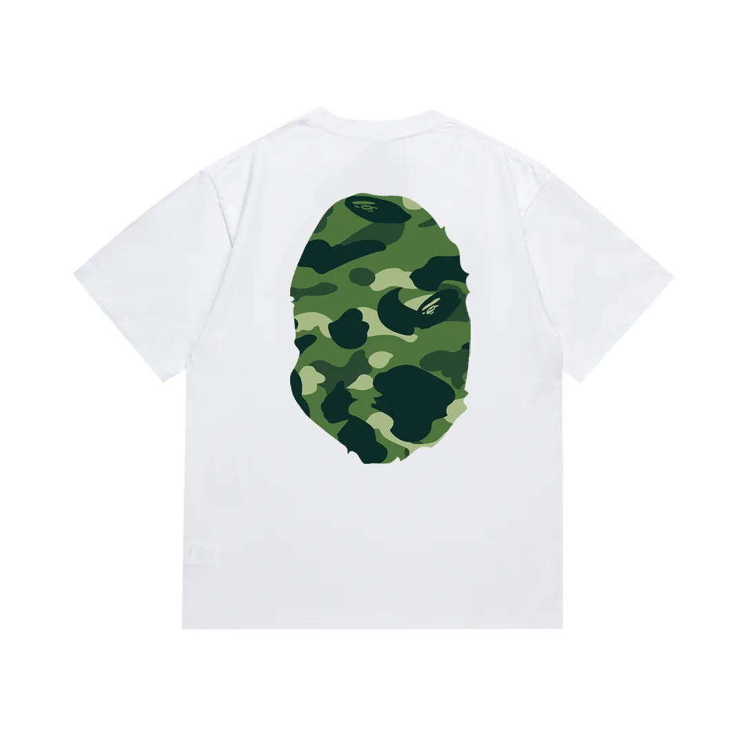 P110 SC060# (top version) BAPE double-sided camouflage ape head printed short-sleeved T-shirt Made of 260 grams of high-quality high-weave pure cotton fabric, double yarn combed, soft texture and no pilling Imported environmentally friendly printing glue, bright and three-dimensional pattern, quality 💥unisex style, the upper body is fashionable Color: white camouflage black camouflage white yellow black yellow white green black green white purple black purple white red black red Size: S M L XL XXL