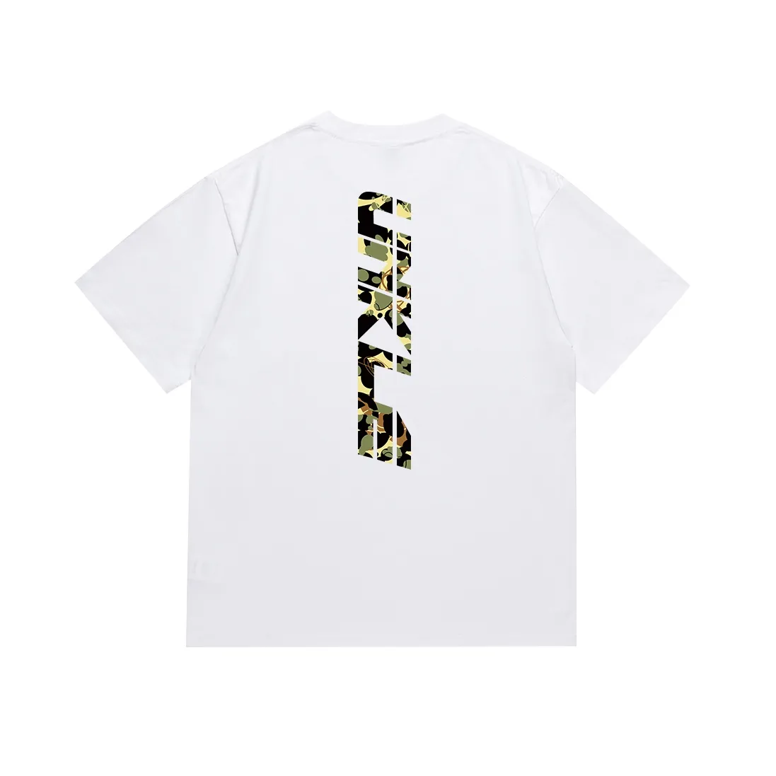 SC131#p110💰 (Top version) BAPE✖️UNKlE co-branded printed short-sleeved T-shirt Made of 260 grams of high-quality high-weave pure cotton fabric, double yarn combed, soft texture and no pilling Imported environmentally friendly printing glue, bright and three-dimensional pattern, quality 💥Same style for men and women, the upper body is fashionable Color: black white Size: S M L XL XXL