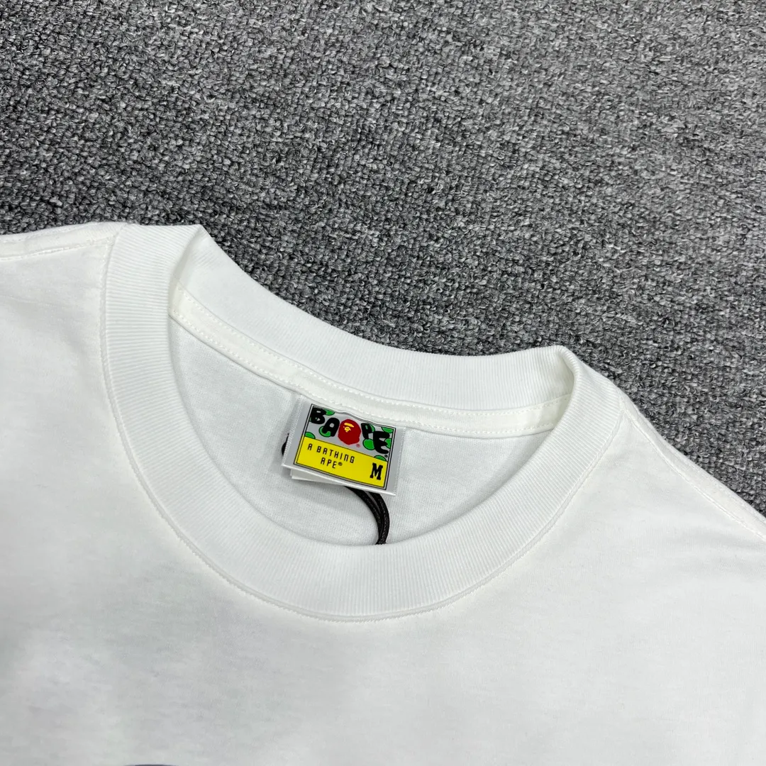 💰140 BAPE CITY CAMO COLLEGE TEE 24 new luminous camouflage letter small head printing 280g weight linen cotton fabric ZP version couple model: S-XXL [black gray white gray black black white black]