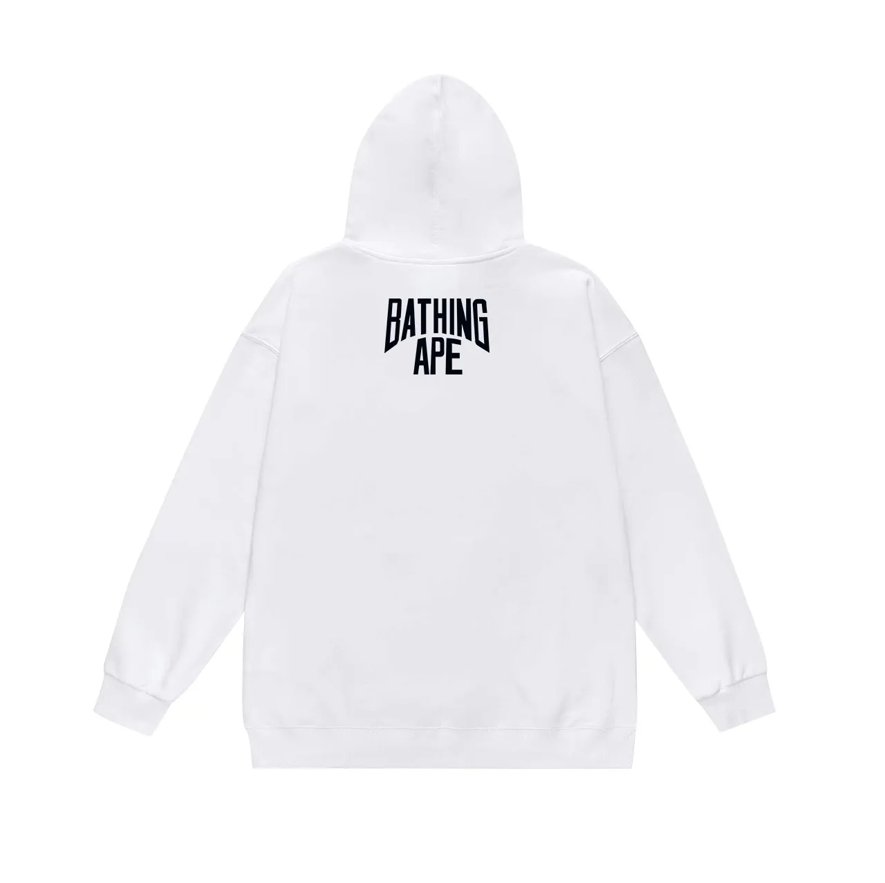 Model No. SC635# Terry p160 plus velvet p180💰 (top version) BAPE black and white threaded ape-man LOGO double-sided printed hooded sweatshirt. Made of 380g large terry 430g silver fox velvet (drop shoulder large version) fabric. The texture is soft and non-pilling. Imported environmentally friendly printing glue. The pattern is bright and three-dimensional. Quality💥Same style for men and women. The upper body is trendy. Color: black white gray Size: S M L XL XXL