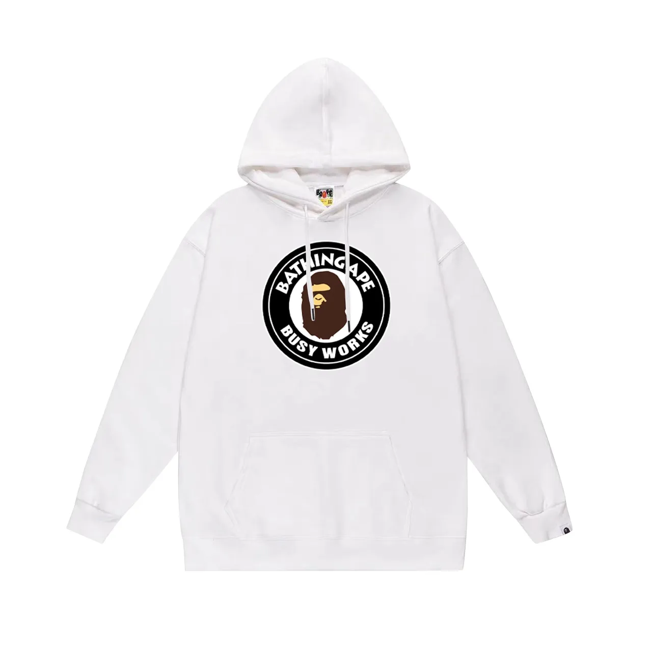 Model number SC736#terry p160 plus velvet 180💰 (top version) BAPE autumn and winter ape head medallion letters camouflage splicing printed hooded sweatshirt Made of 380g large terry (drop shoulder large version) fabric, soft texture and no pilling Imported environmentally friendly printing glue The pattern is bright and three-dimensional Quality💥Same style for men and women The upper body is trendy Color: black white gray Size: S M L XL XXL