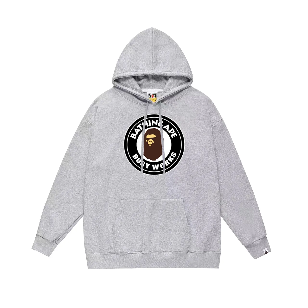 Model number SC736#terry p160 plus velvet 180💰 (top version) BAPE autumn and winter ape head medallion letters camouflage splicing printed hooded sweatshirt Made of 380g large terry (drop shoulder large version) fabric, soft texture and no pilling Imported environmentally friendly printing glue The pattern is bright and three-dimensional Quality💥Same style for men and women The upper body is trendy Color: black white gray Size: S M L XL XXL