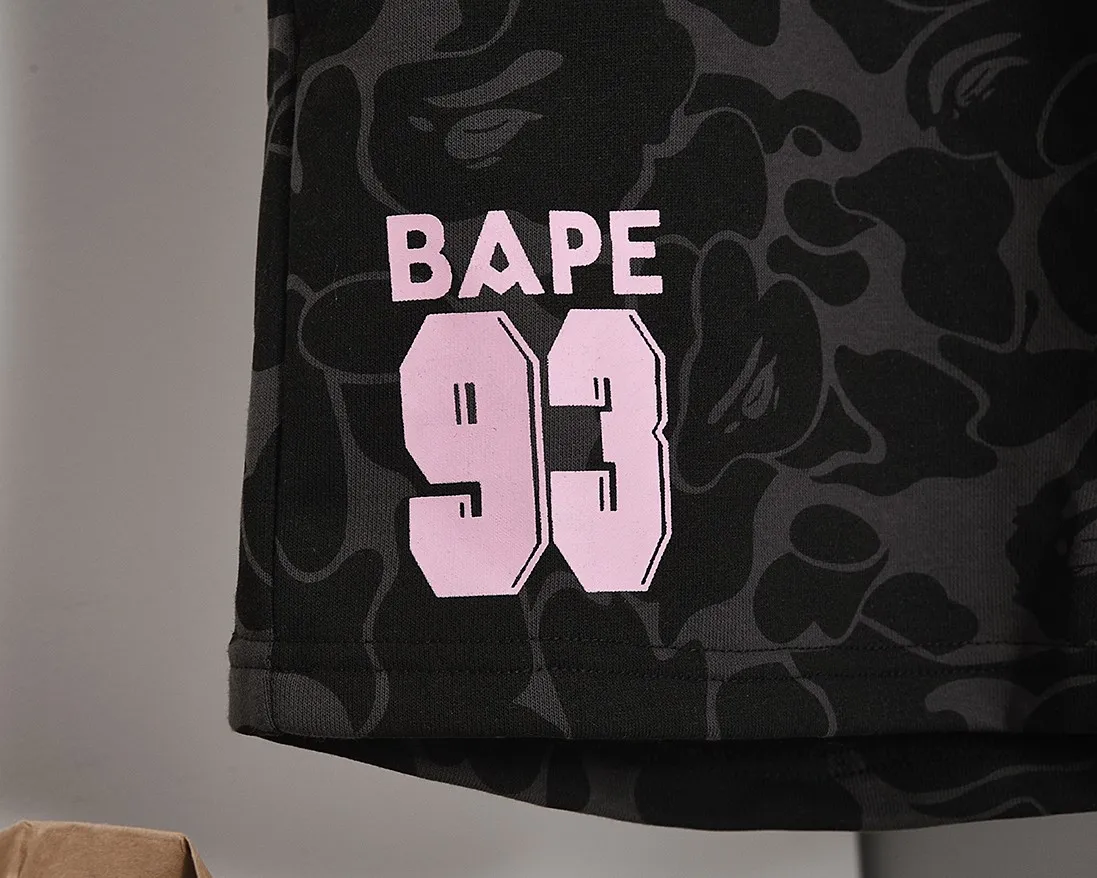 P150 Miami - Style No. B201 BAPE×inter MIAMI Messi joint Miami International multi-color camouflage shorts Color: black, white, pink Size: S M L XL XXL