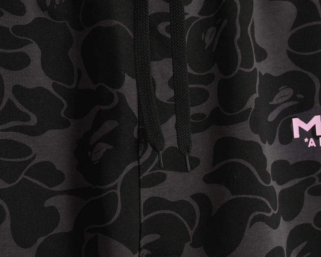 P150 Miami - Style No. B201 BAPE×inter MIAMI Messi joint Miami International multi-color camouflage shorts Color: black, white, pink Size: S M L XL XXL