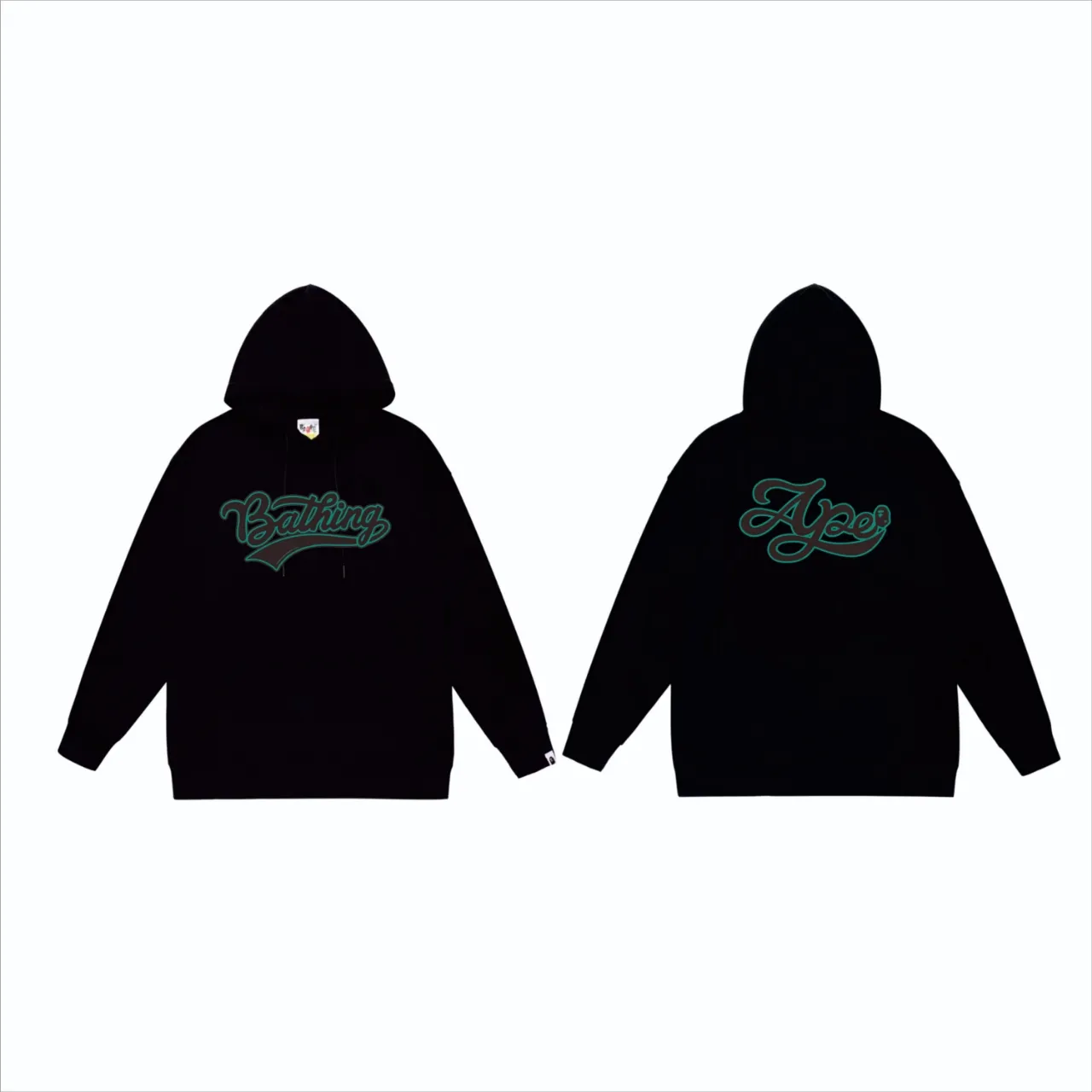 P160 model number SC835# terry 80 plus velvet 90 (top version) BAPE ape head letter printed hooded sweatshirt. Made of 380 grams of large terry (drop shoulder large version) fabric. The texture is soft and non-pilling. Imported environmentally friendly printing glue. The pattern is bright and three-dimensional. Quality 💥Same style for men and women. The upper body is trendy. Color: black white gray Size: S M L XL XXL